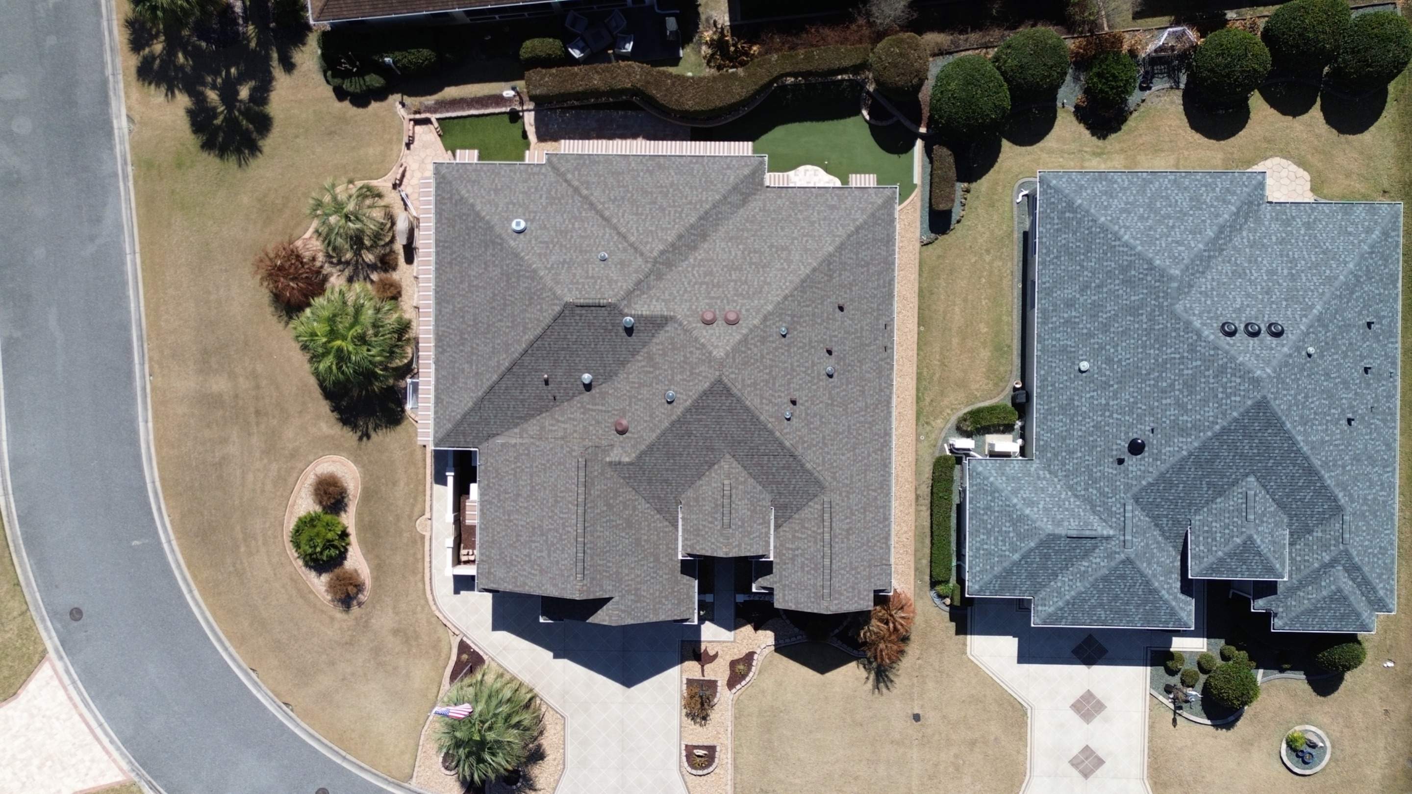 Residential reroof in The Villages FL by Gold Key Roofing