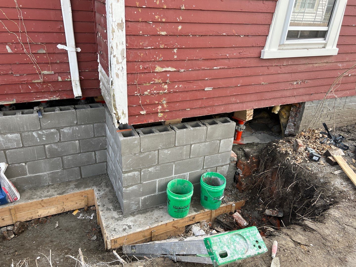 Excavation, Foundation Rebuild, and Masonry Repair by ACE Waterproofing & Basement Solutions
