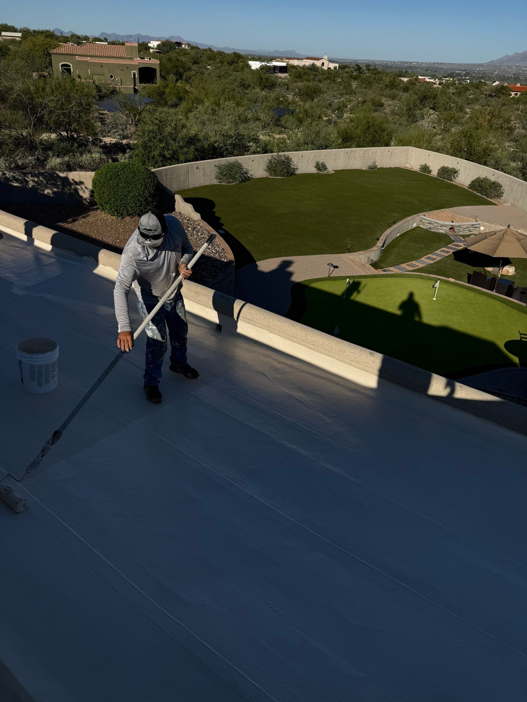 Low- Slope Re-Roof: Tucson Eastside by West Coast Roofing AZ