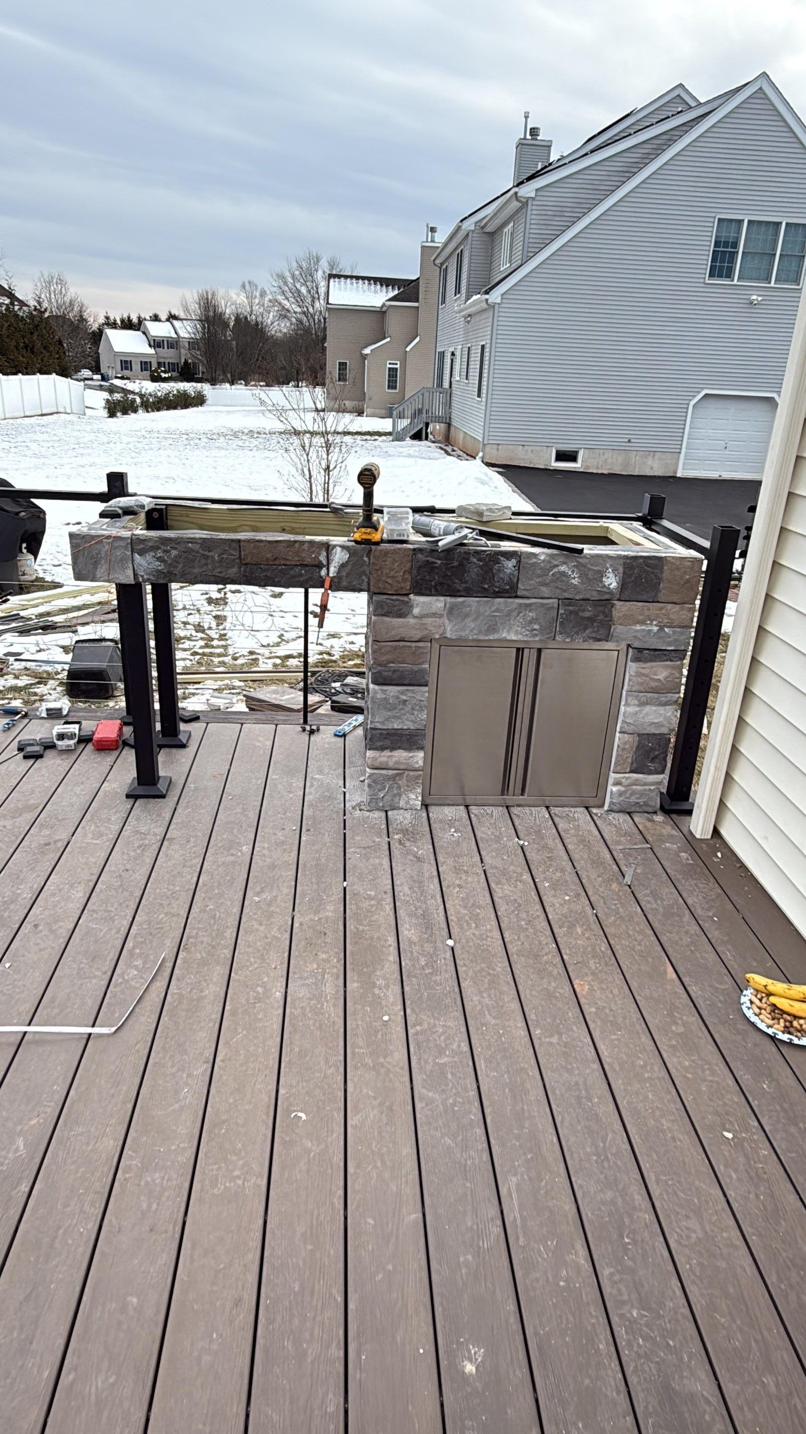New Deck and outdoor Kitchen In Hillsborough , New Jersey by deck guardian