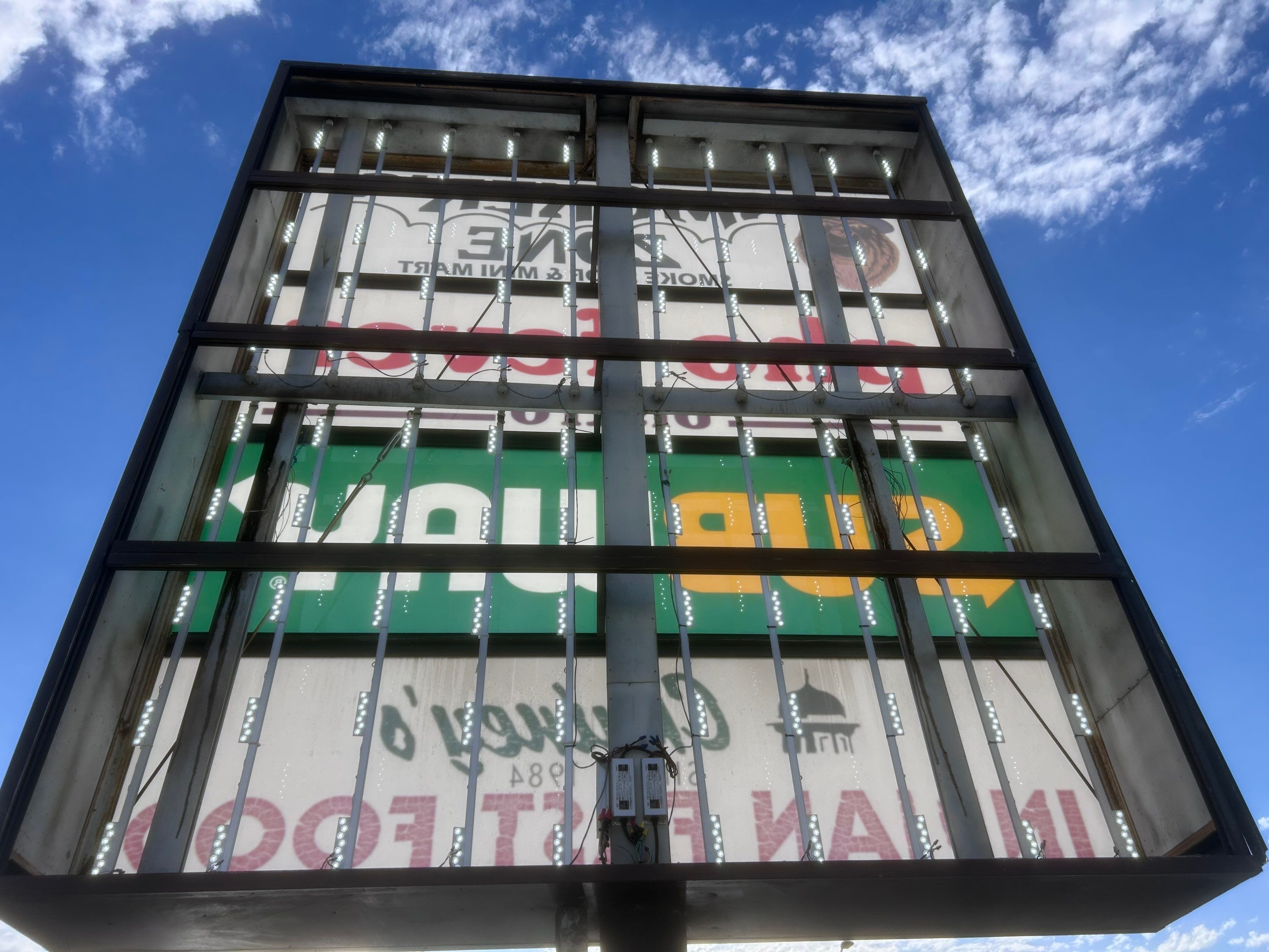 LED retrofit by Golden State Signs