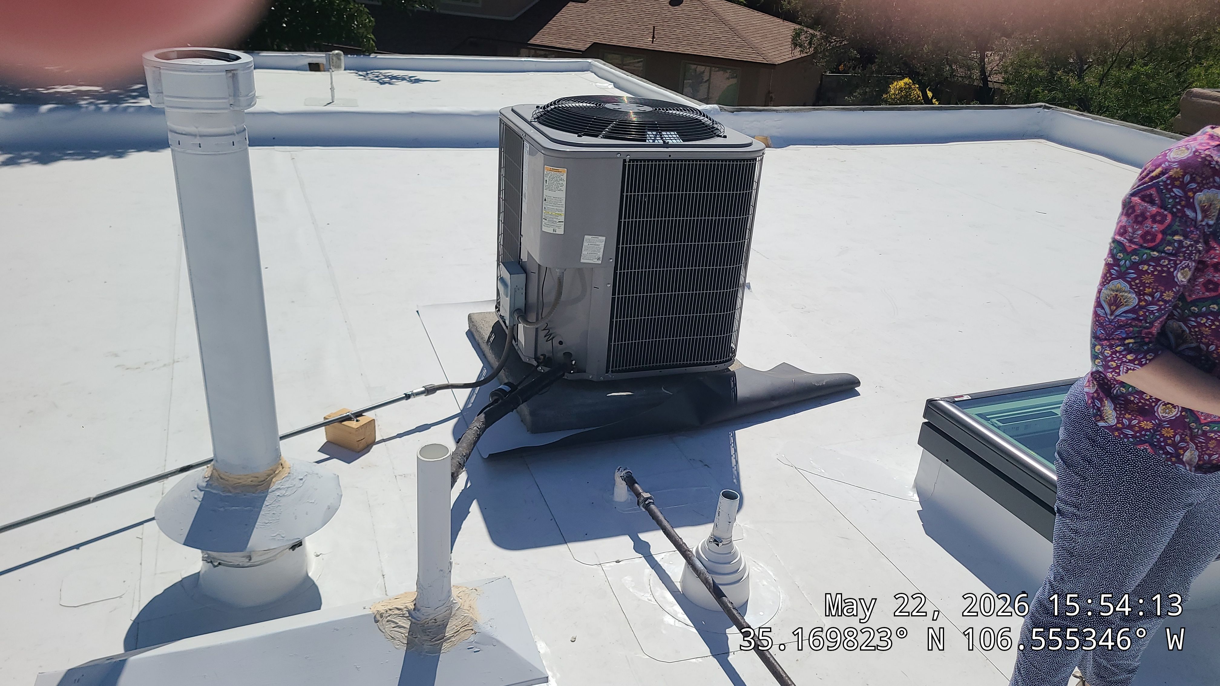 Residential TPO Roof Replacement and Decking Repair in Albuquerque by Doyle Roof Masters Inc