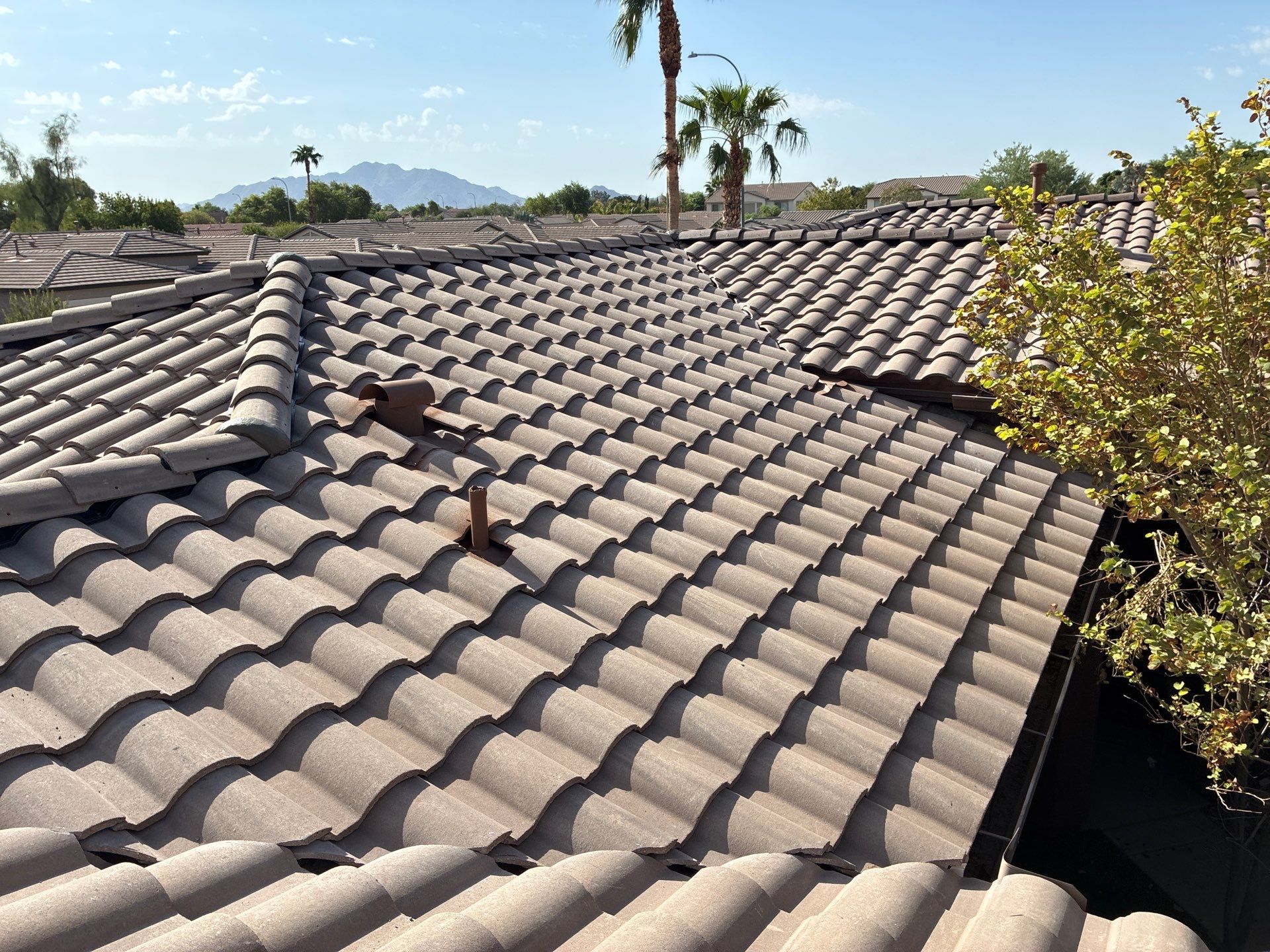 Tile Reset using Concrete Tiles in Chandler AZ by Weather-Tite Roofing