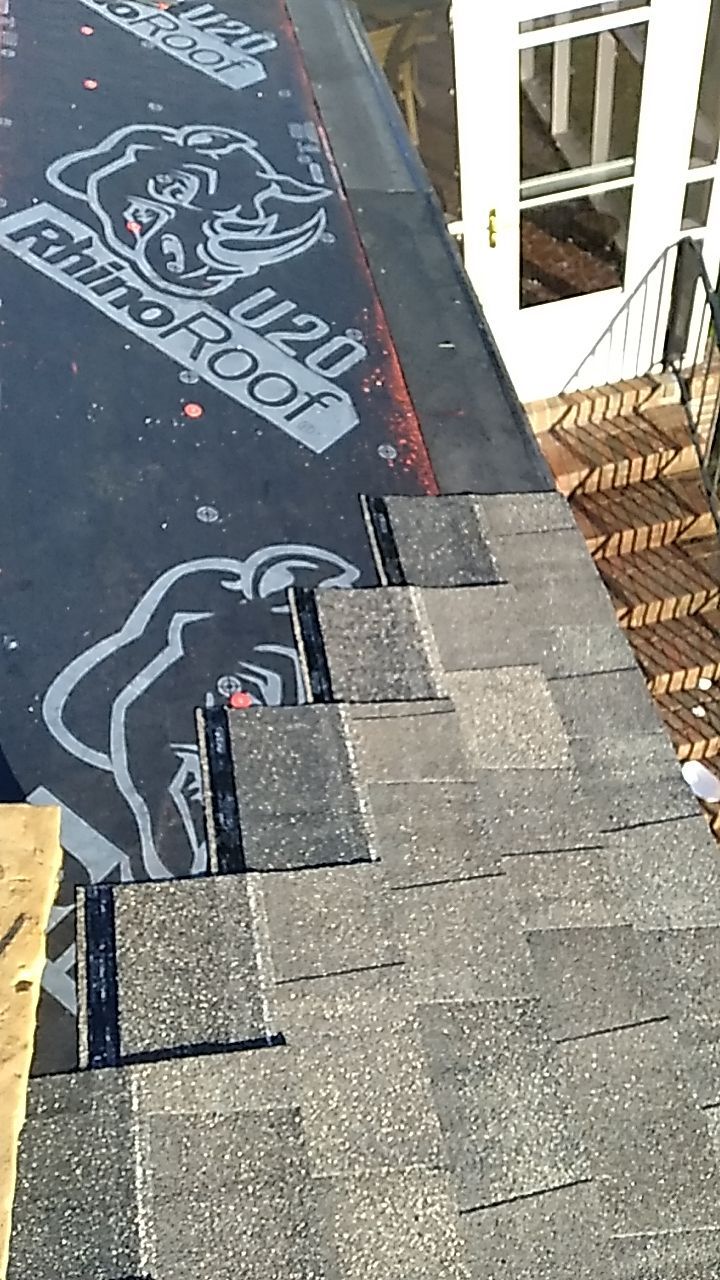 Residential Roofing Installation using Owens Corning Oakridge- Williamsburg Gray by Indigo State Roofing