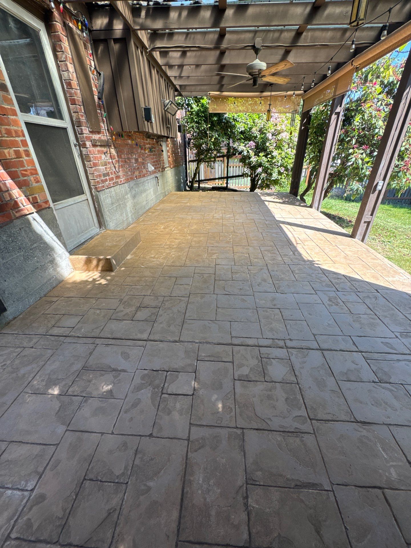 Stamped Concrete Patio | Seattle  by Jireh Asphalt & Concrete Inc 
