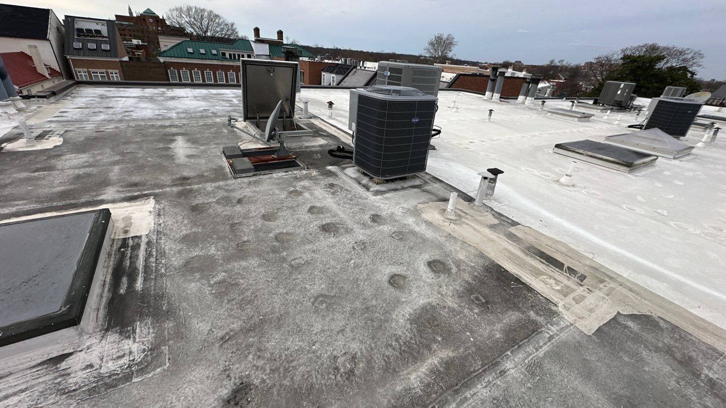 Alexandria: Carlisle Syntec TPO Flat Roof Installation by RM Banning, Inc.