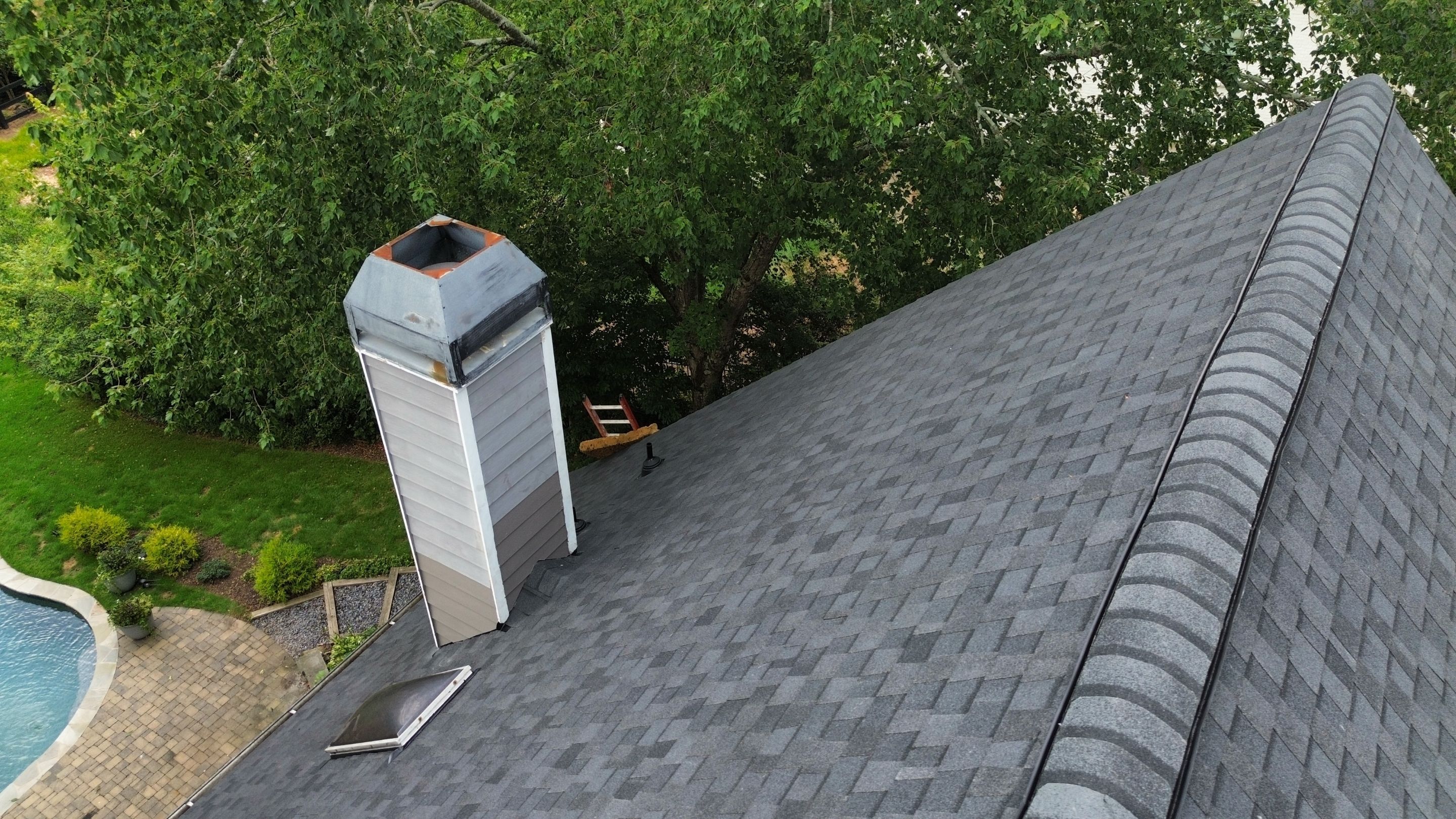 Roswell, GA Roof Replacement CertainTeed Landmark Moire Black by Reset Roofing