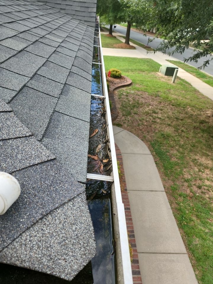 Gutter Cleaning using cleaner by Power Wash Masters LLC
