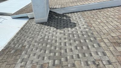 Shingle Roof Repair using Asphalt Shingles