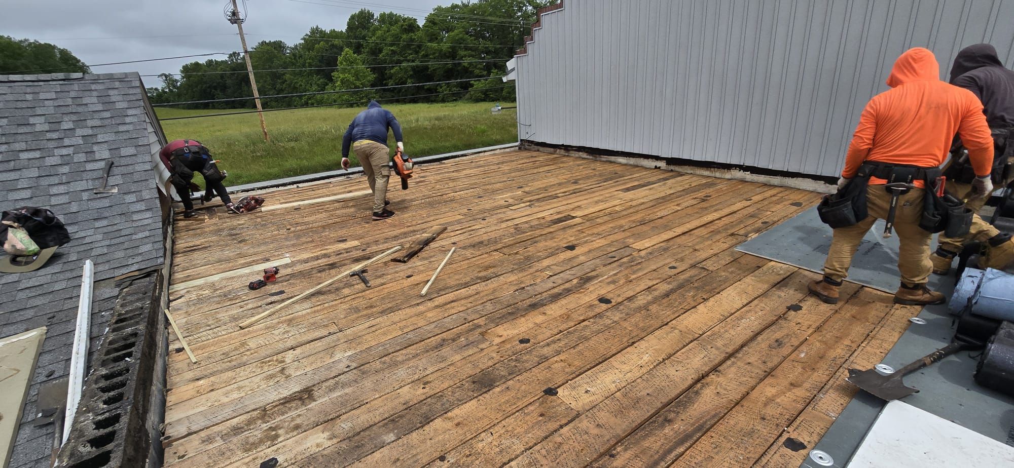 Roof Installation using Silicone APP Elevate Coating by ExteriorPros