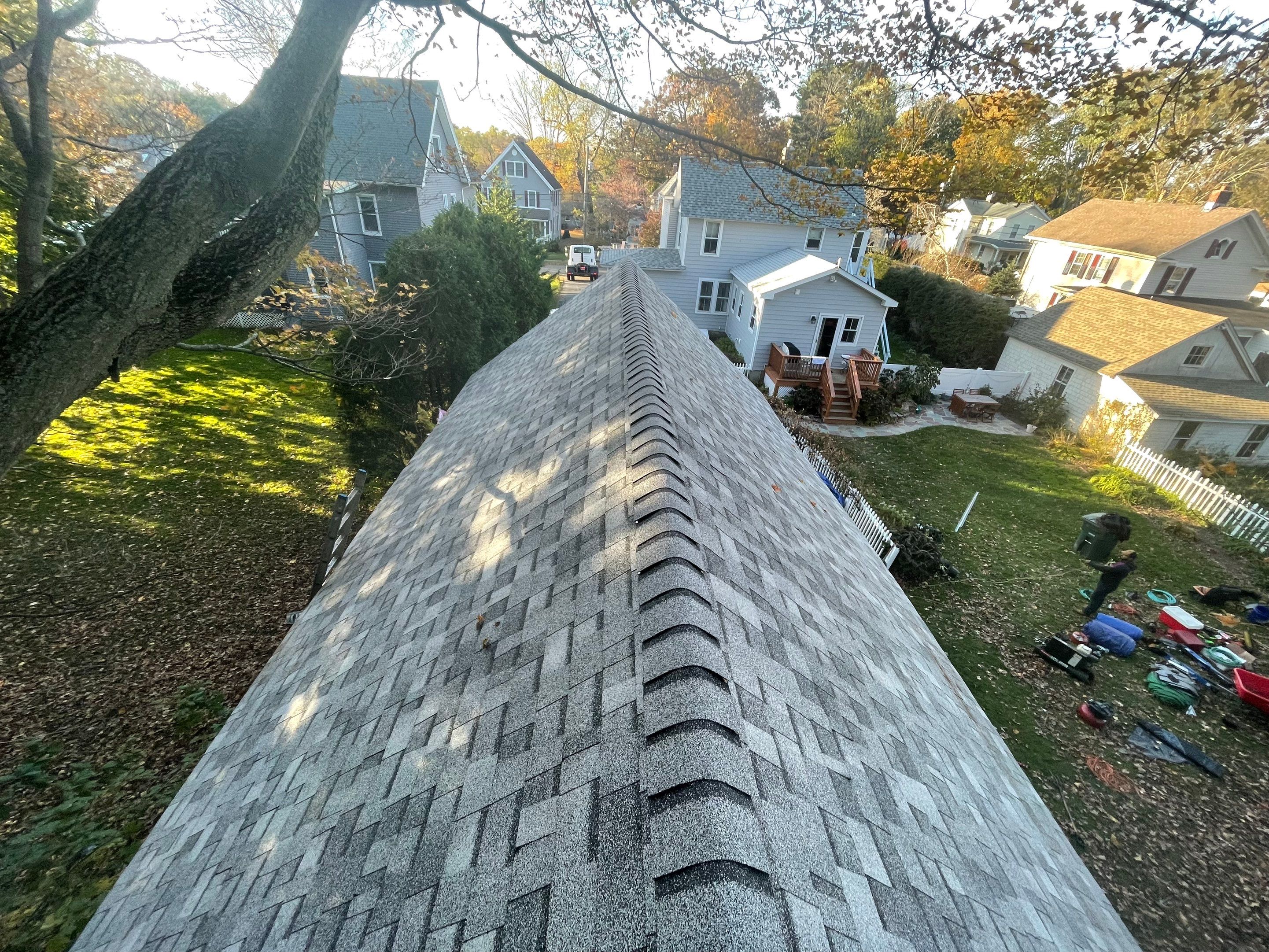 Residential Roofing Installation using Owens Corning TruDefinition Sierra Gray by A Plus Exterior