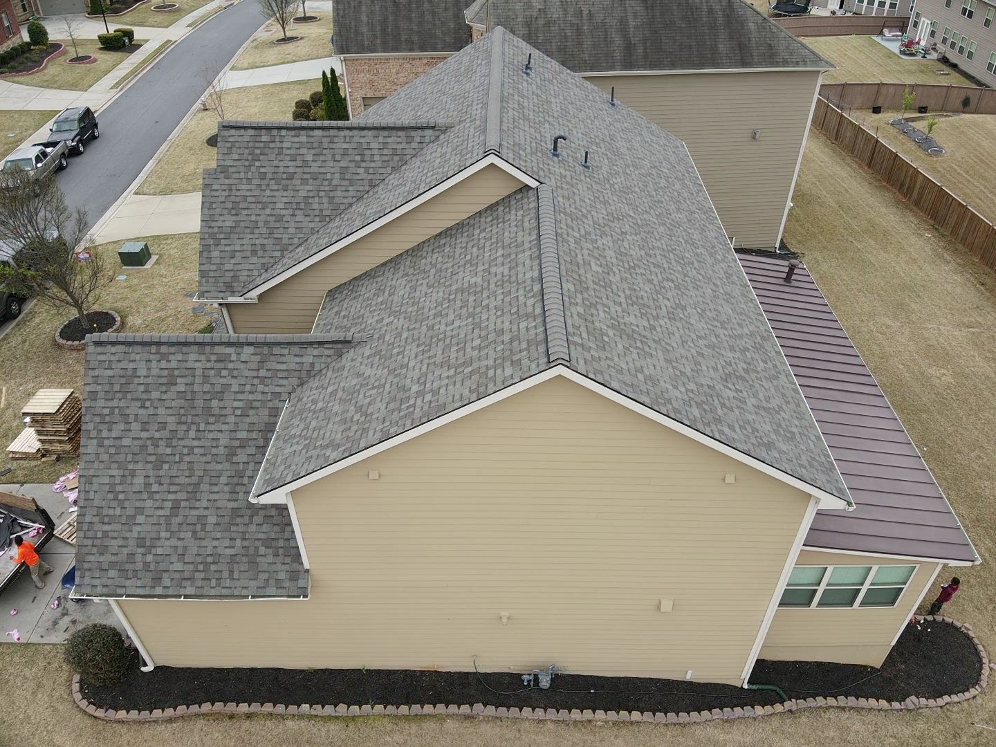 Residential Roofing Installation using Owens Corning by Inspector Roofing and Restoration