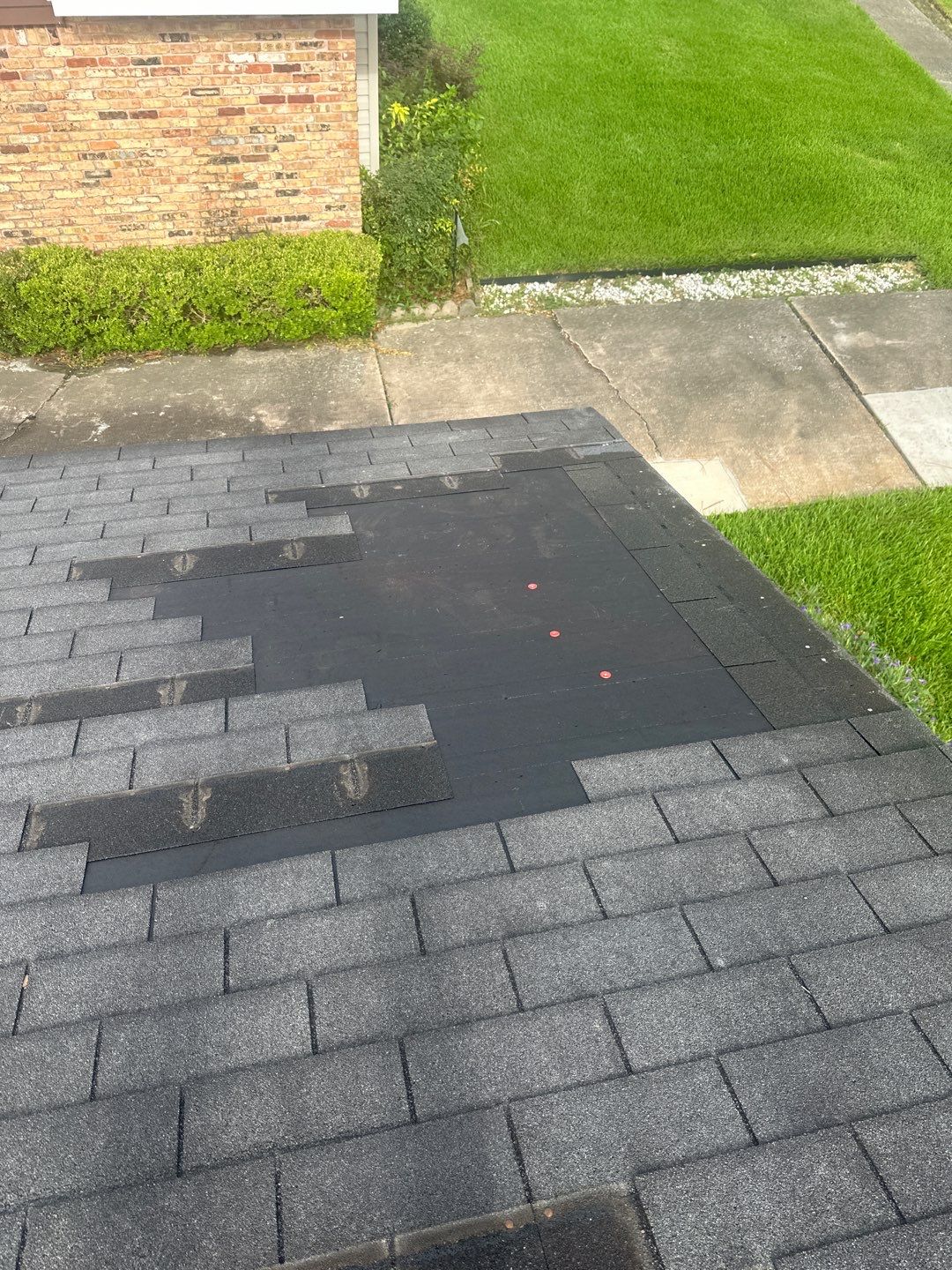 Hail Damage using Owen's Corning Duration (Lifetime) Shingles by Roof Repair Company