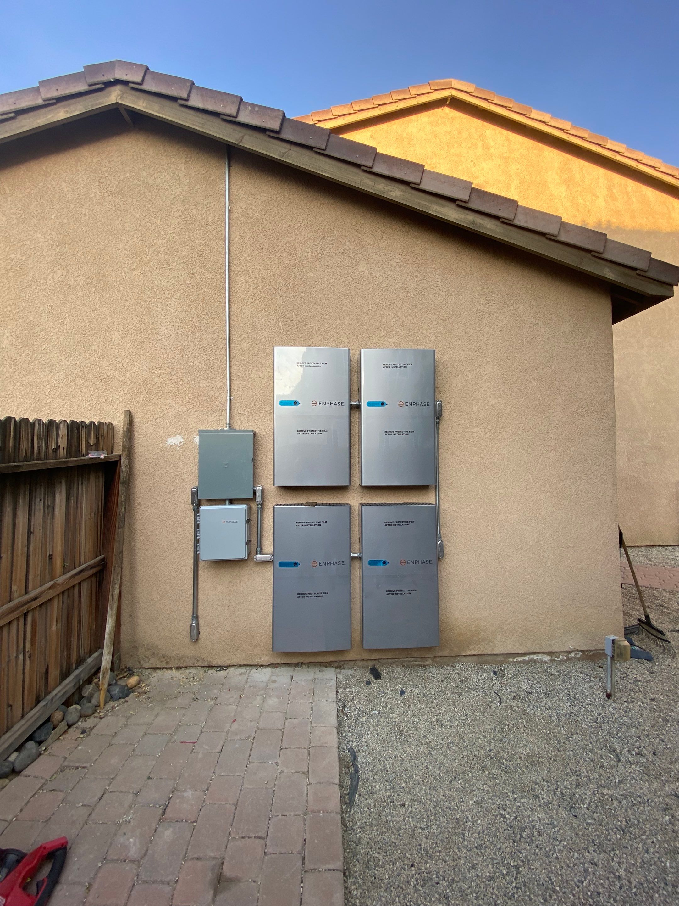 Solar With Enphase Batteries using Enphase Batteries by VIBE SOLAR