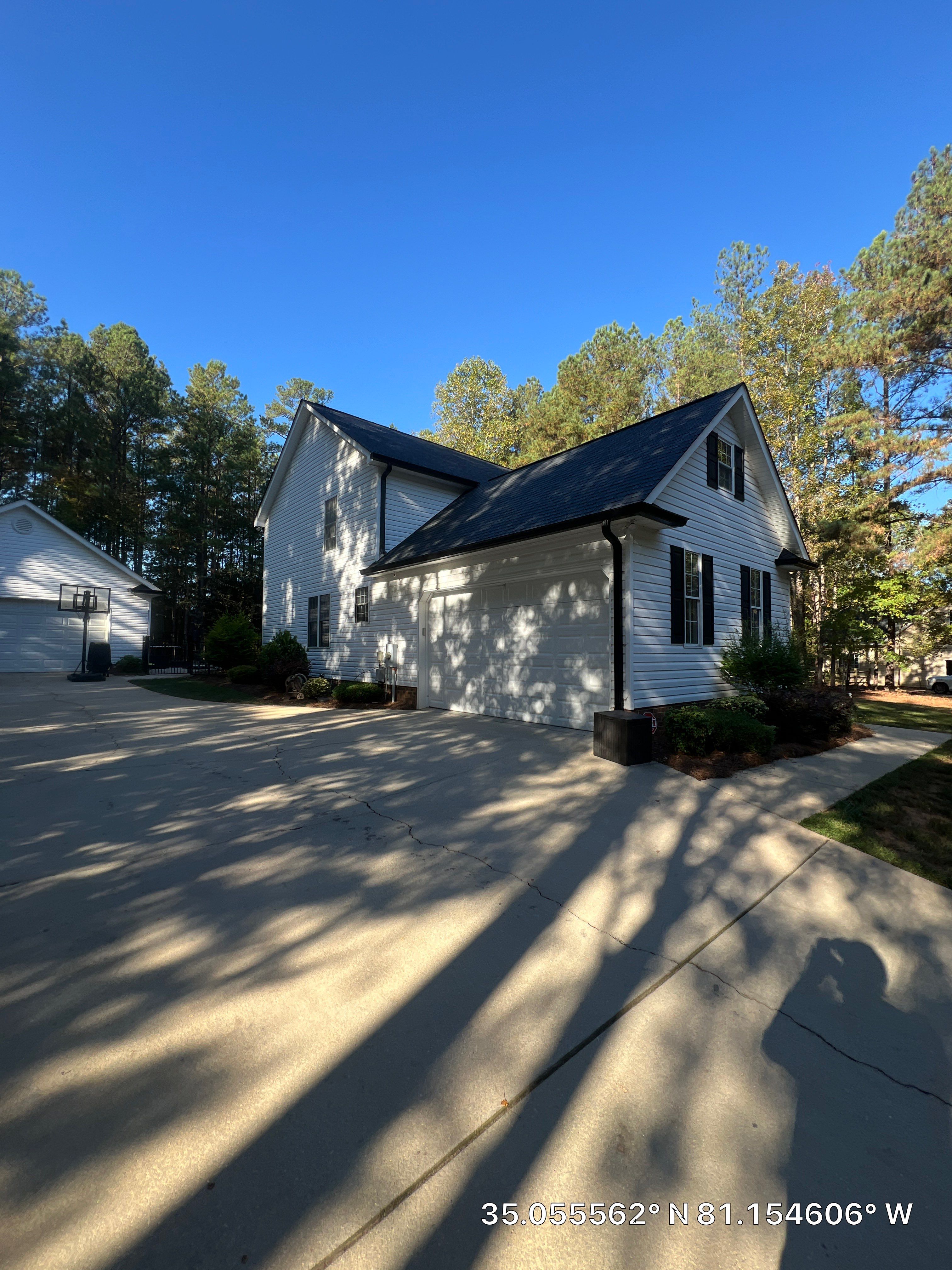 Owens Corning Shingle Roof Replacement and Gutter Installation in York, SC by Merritt Roofing LLC