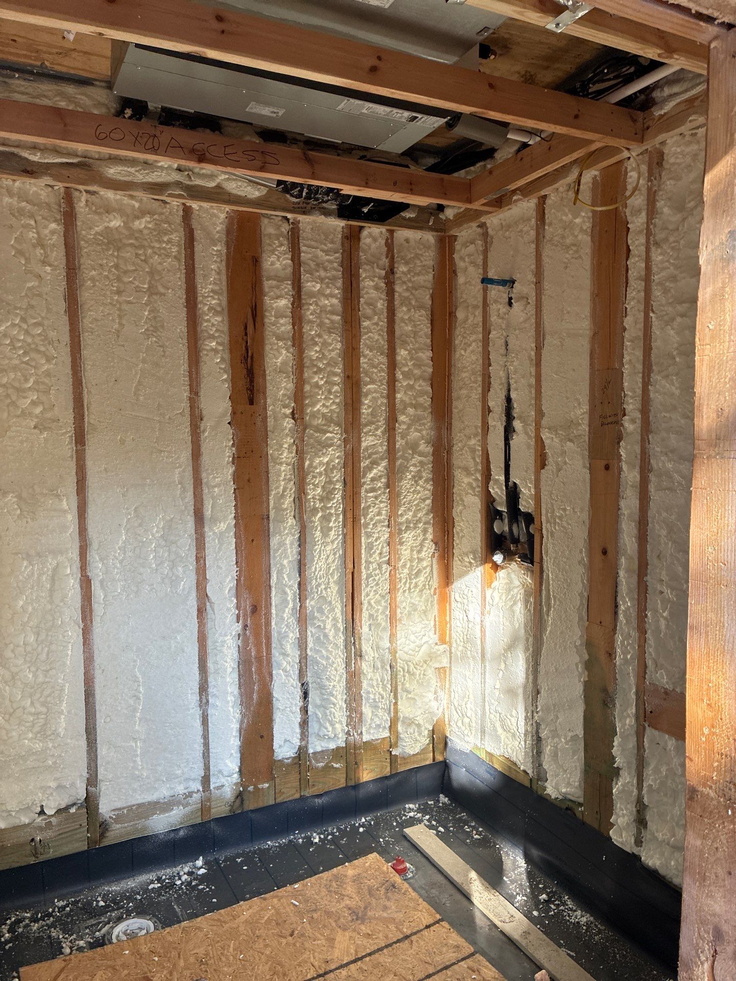 Fully encapsulated Dallas custom home  by Apex Insulation Solutions