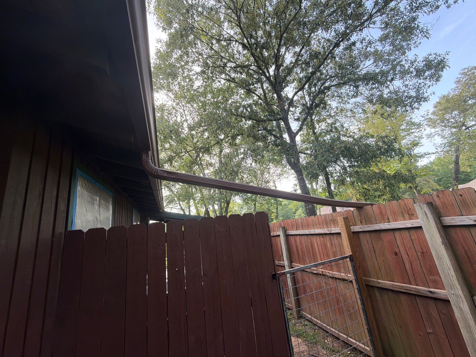 Careful Stain Work & Fresh Color on Unique Property Tyler, TX by Quality Coats Painting