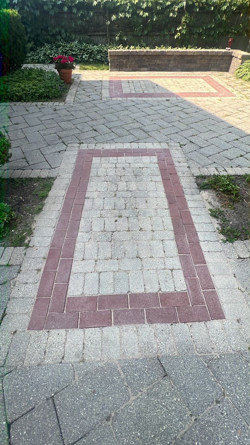 Brick paver clean, sand and seal.  using Surebond SB-1300 by Northern Power Washing LLC.