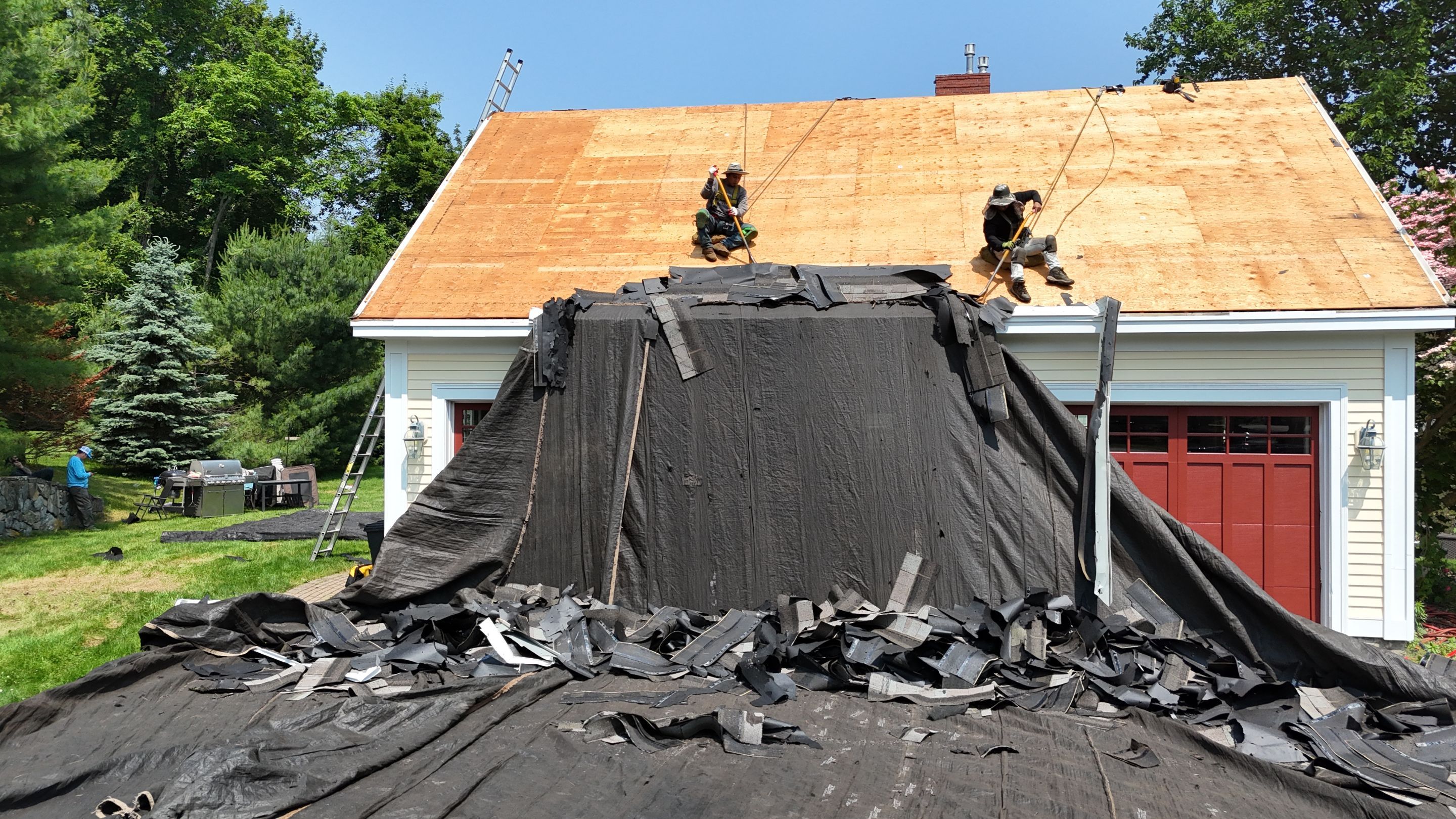 Full Roof Replacement & EPDM Restoration – North Andover, MA by Mighty Dog Roofing of Greater Middlesex County