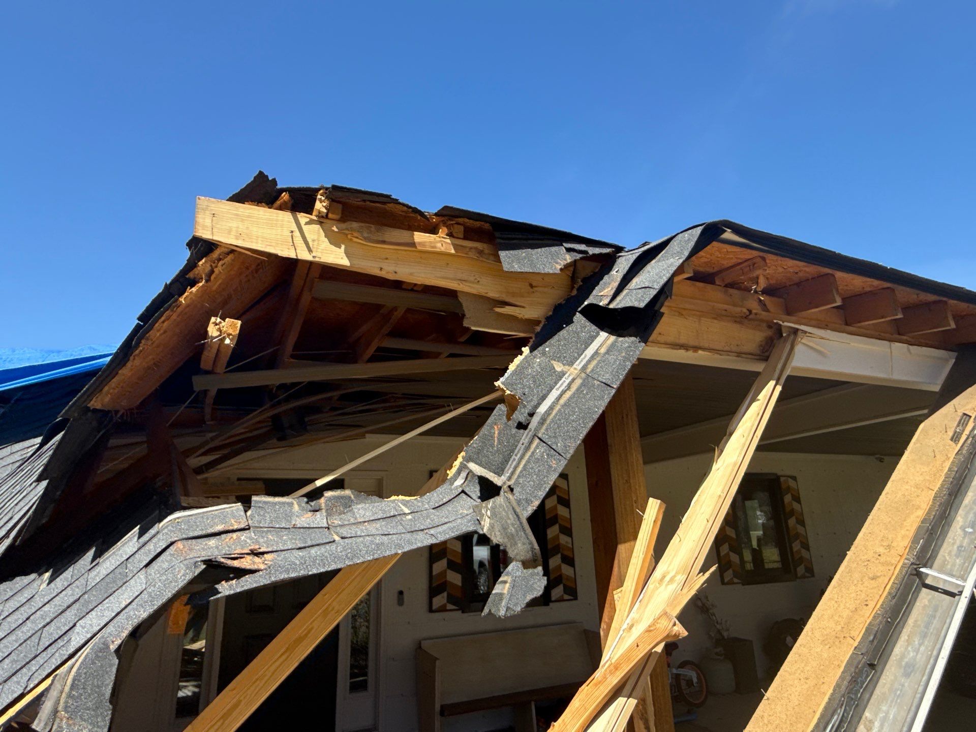 Structural Roof Restoration and Porch Repair in Hernando MS by Revival Roofing Services