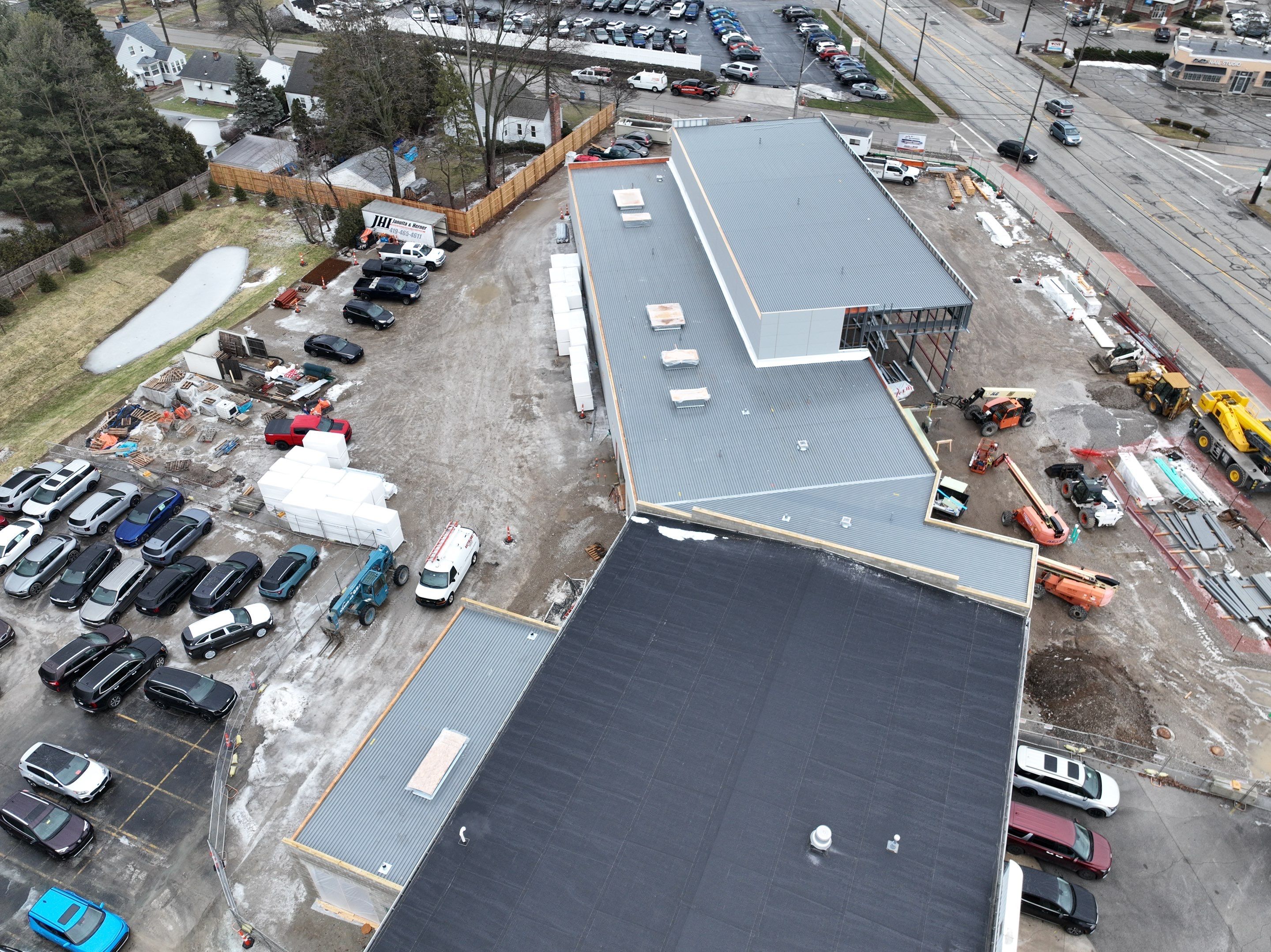 Project in North Olmsted by Commercial Roofing and Coating Systems 