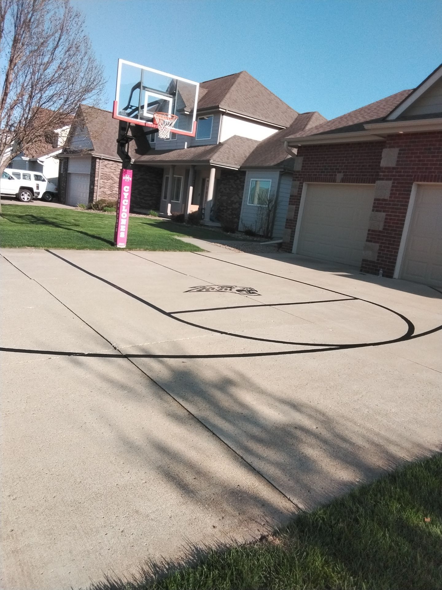 Power Wash, Touch Up Paint & seal concrete basketball court  by Midwest Paint LLC