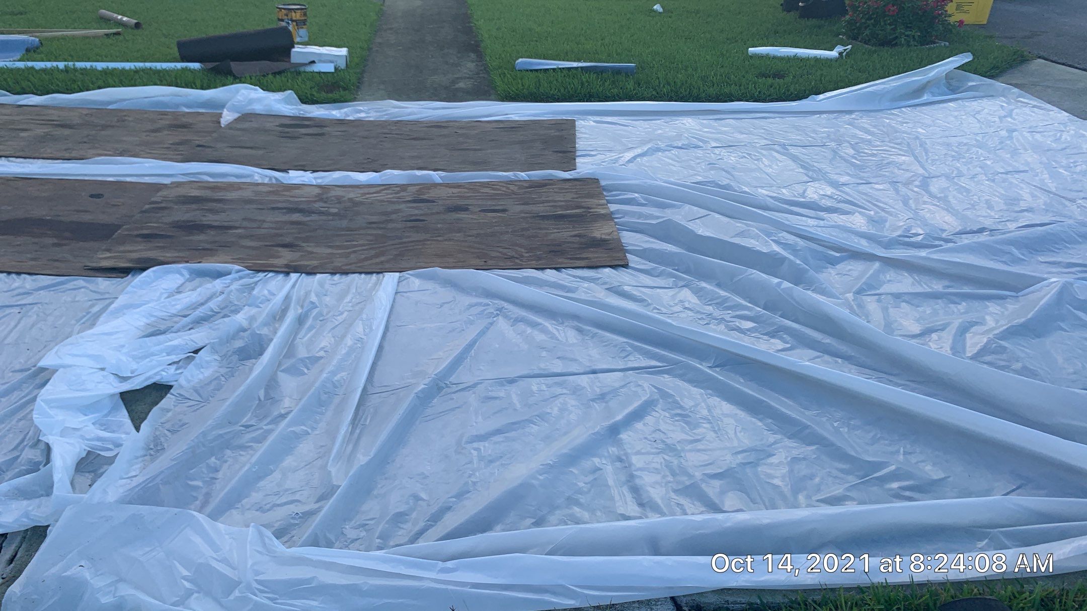 Residential Roofing Installation using 1" Nail strip metal roof by BLUES BROTHERS ROOFING