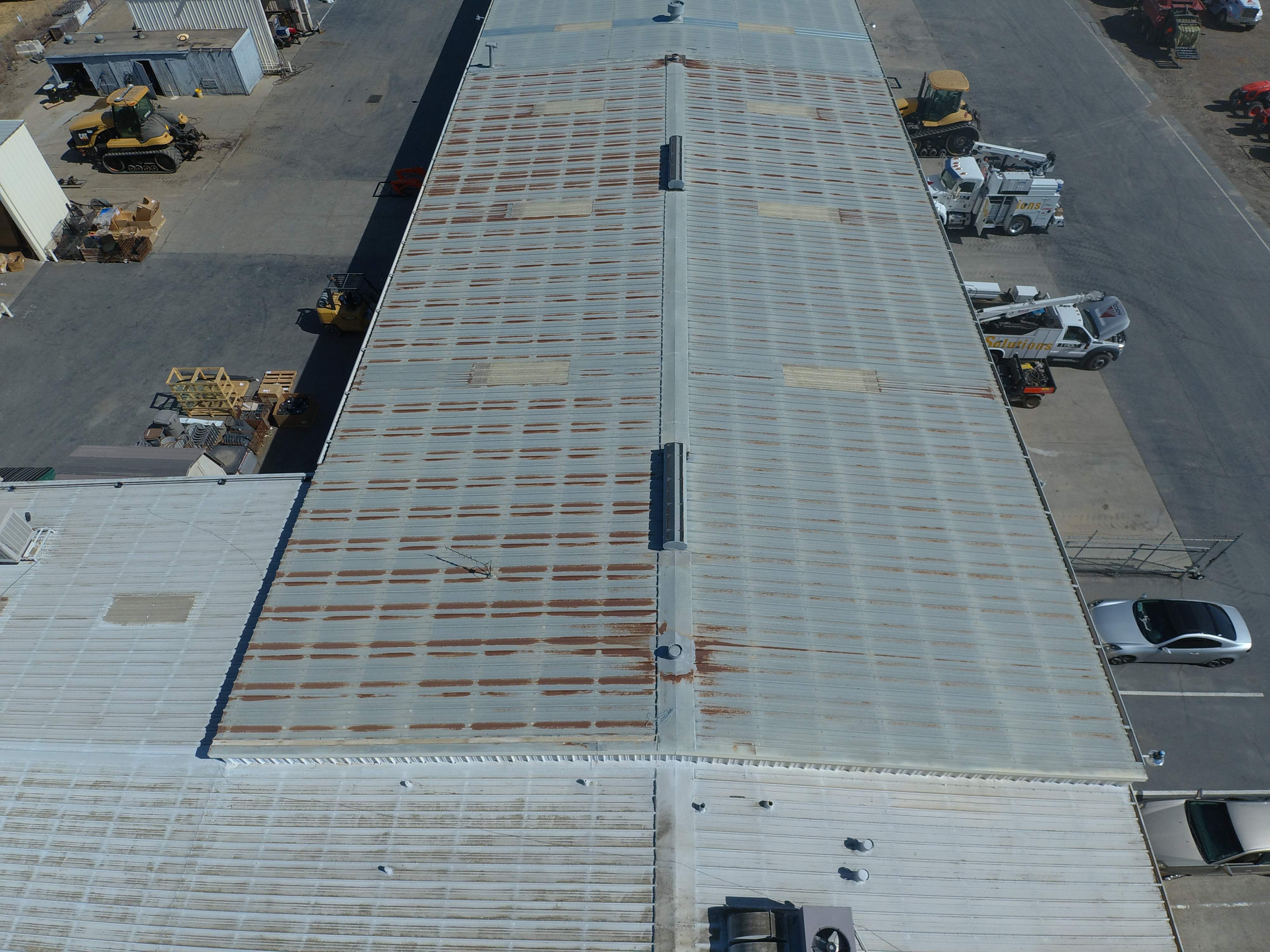 Spray foam and coatings using Conklin Benchmark/PUMA XL coatings and spray foam by Straight Edge Roofing Inc