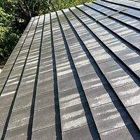 Westlake Saxony Slate 900 Tile Dark Charcoal by Total Roofing System The Metal Roof Experts