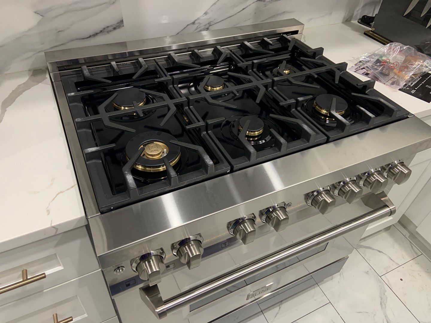 Gas / Electric Stove Install using ZLINE STOVE by A1 NERDY HOMES LLC