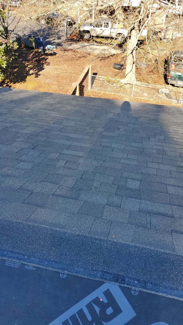 Residential Roofing Installation using Owens Corning Oakridge- Williamsburg Gray by Indigo State Roofing