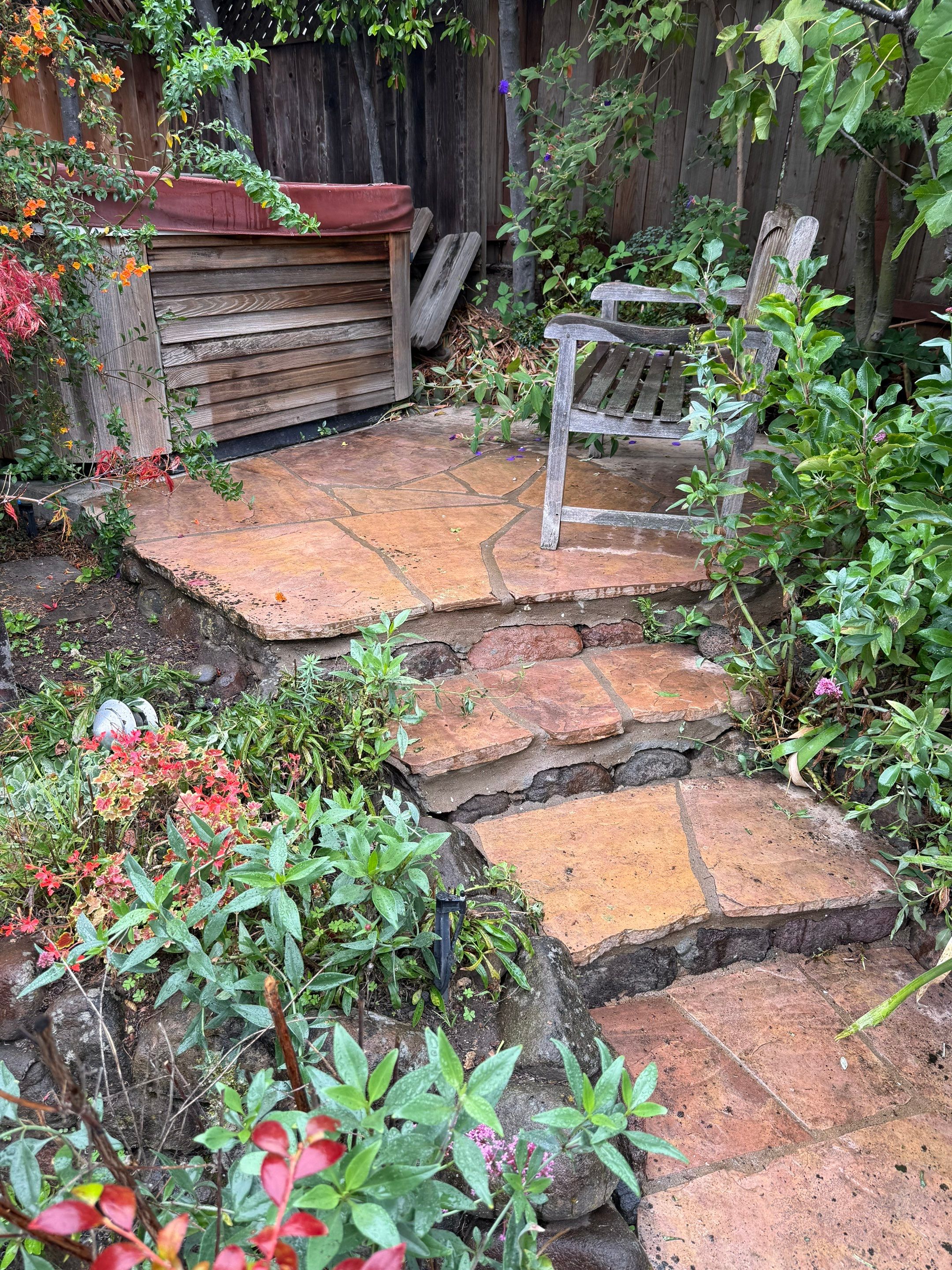 Full back garden refresh by SpotFree Window Cleaning