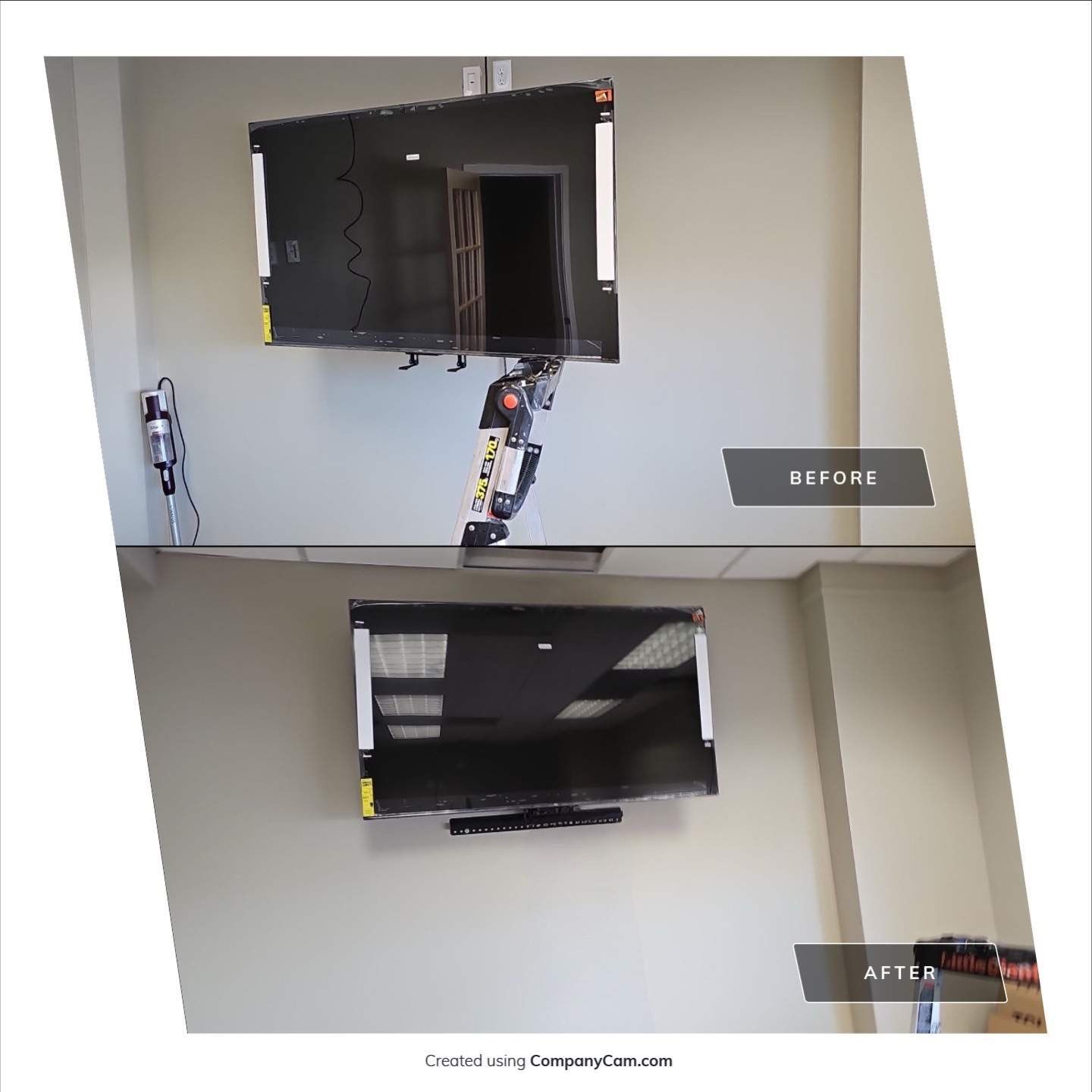 Commercial TV Mounting Projects by Hangman Mounting & Installation 