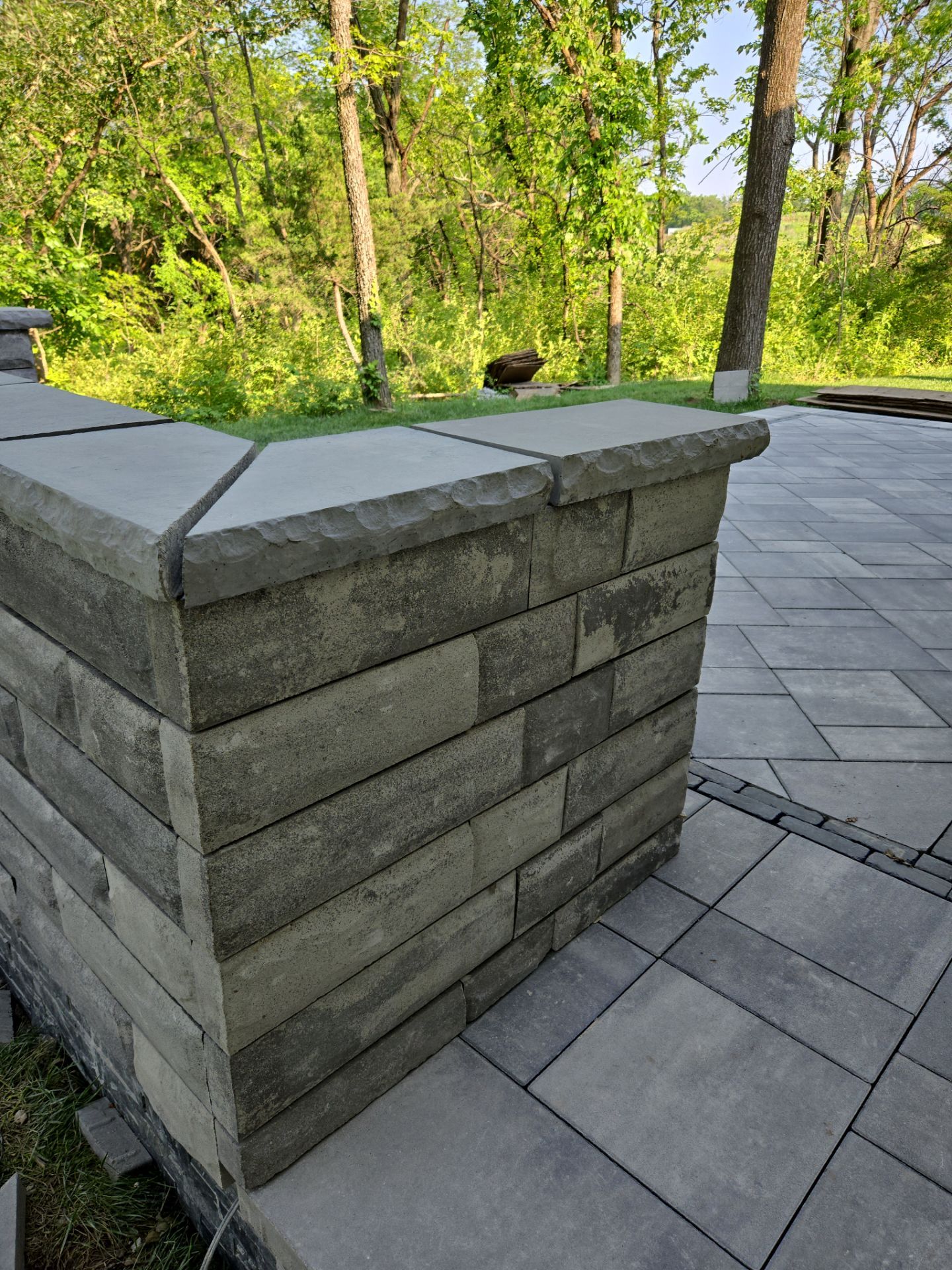 Beacon Hill Paver Patio by LAND ESCAPES LLC
