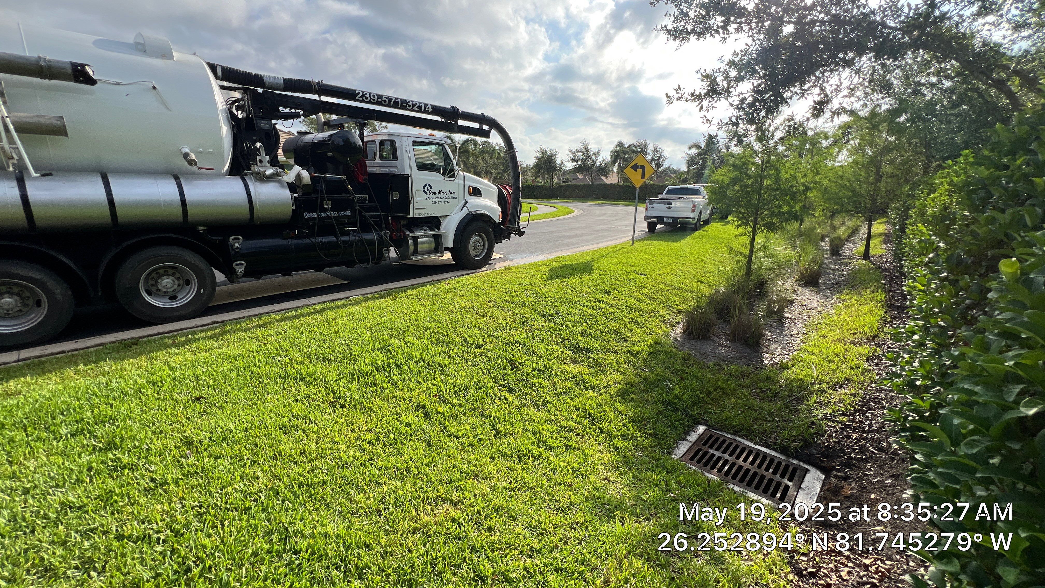 North Naples Community Stormwater Catch Basin Cleaning by APS Power & Water
