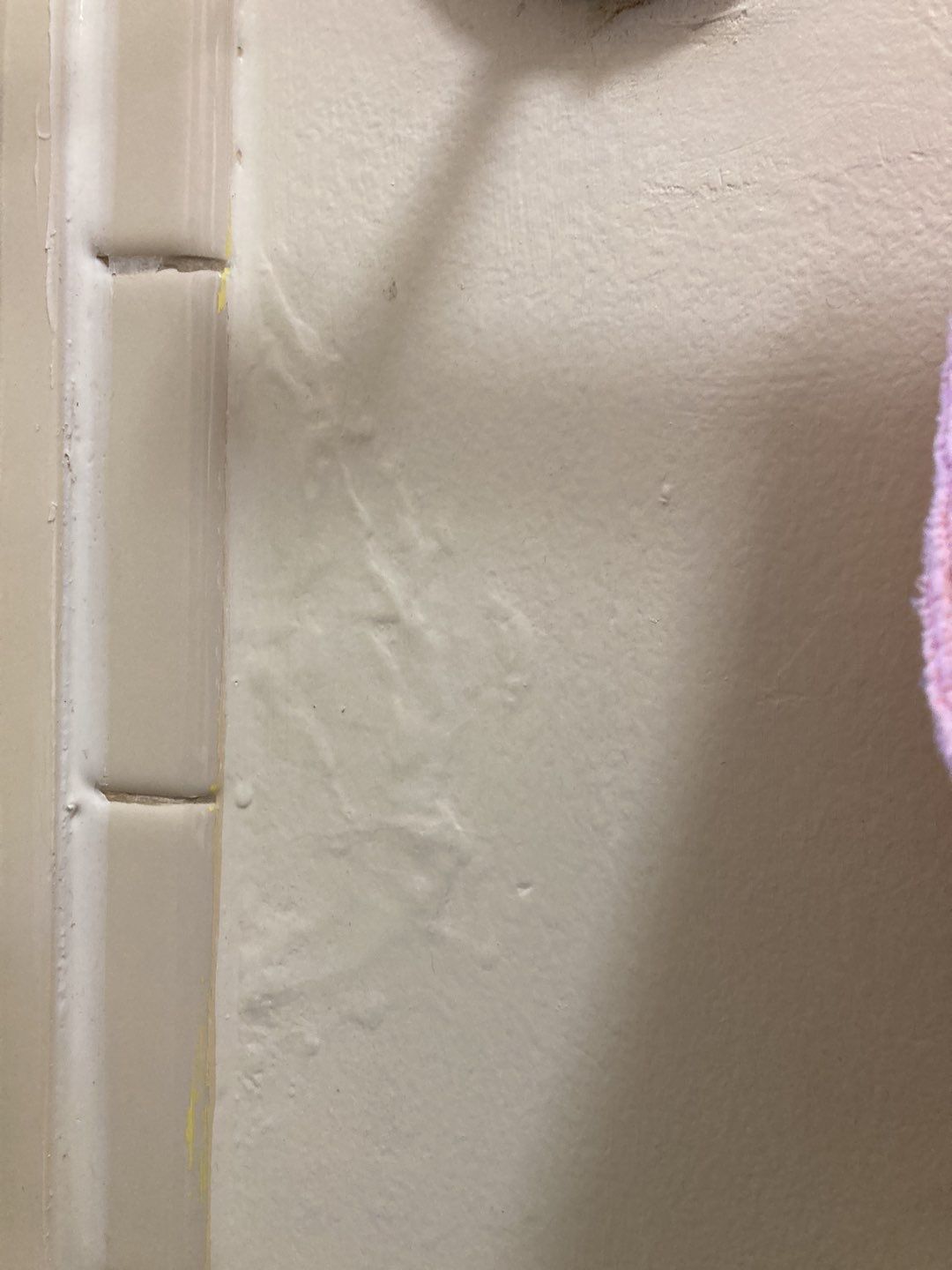 Water Damage in Bathroom by Accountable Home Services