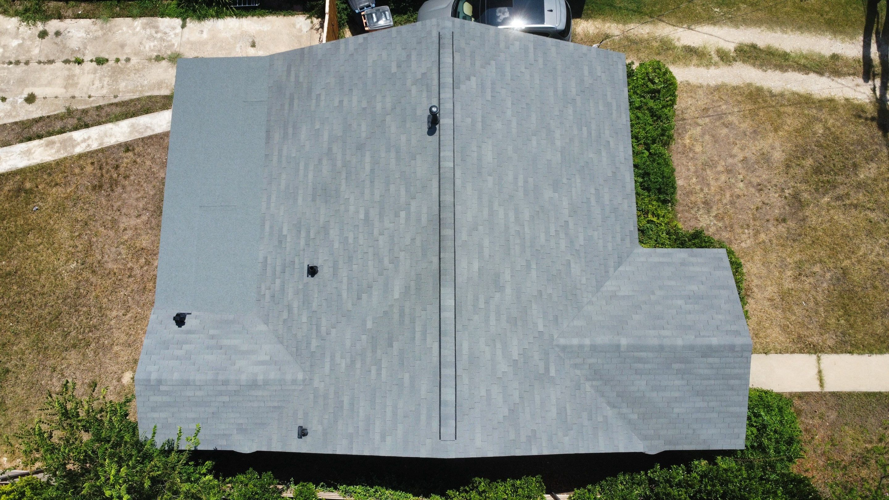 Full Roof Replacement – Main Home + Guest House | Estate Gray Shingles | Austin, TX by Kstylez Roofing & Construction