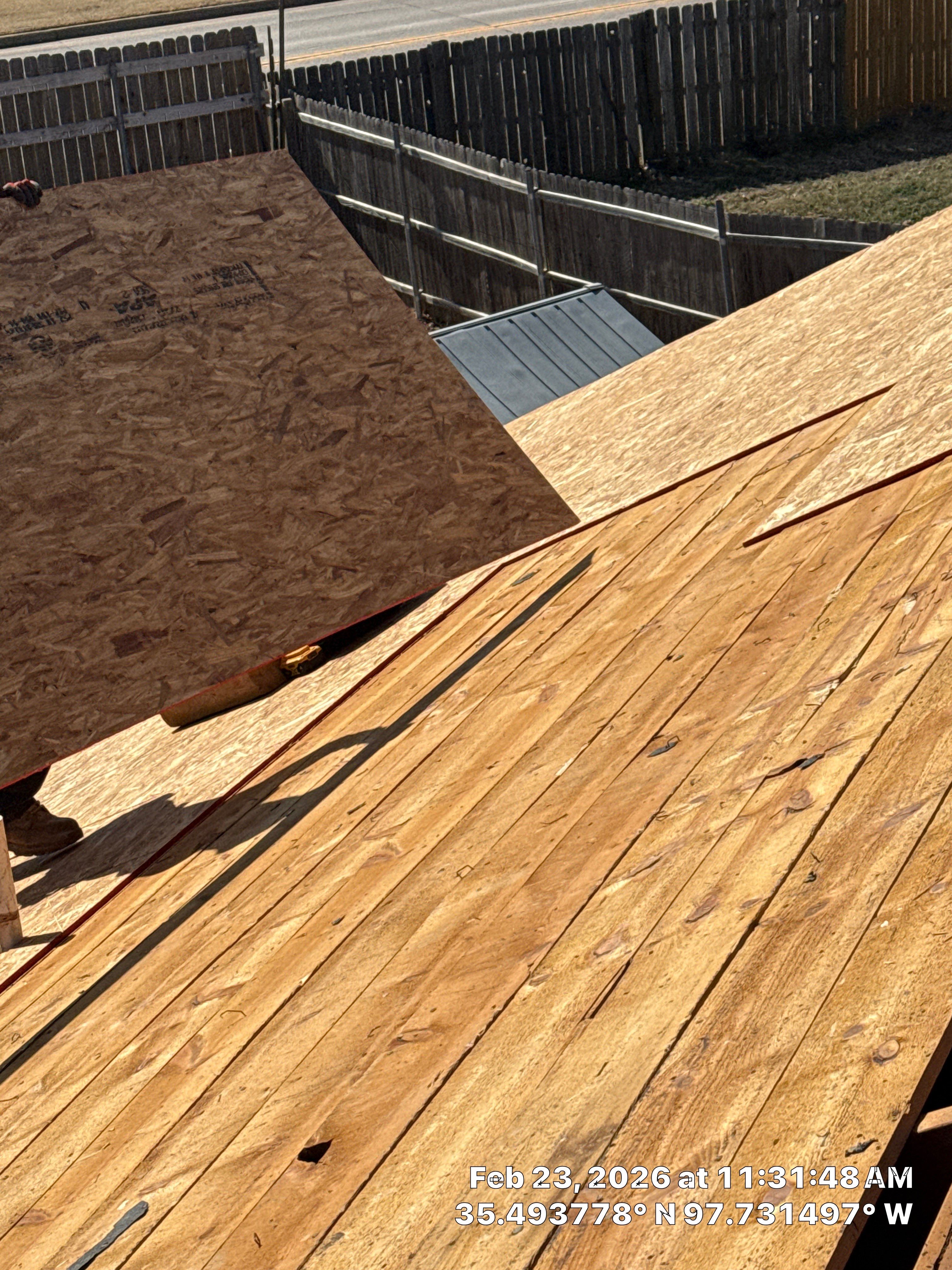 Project in Yukon, OK by OAK Roofing Restoration 