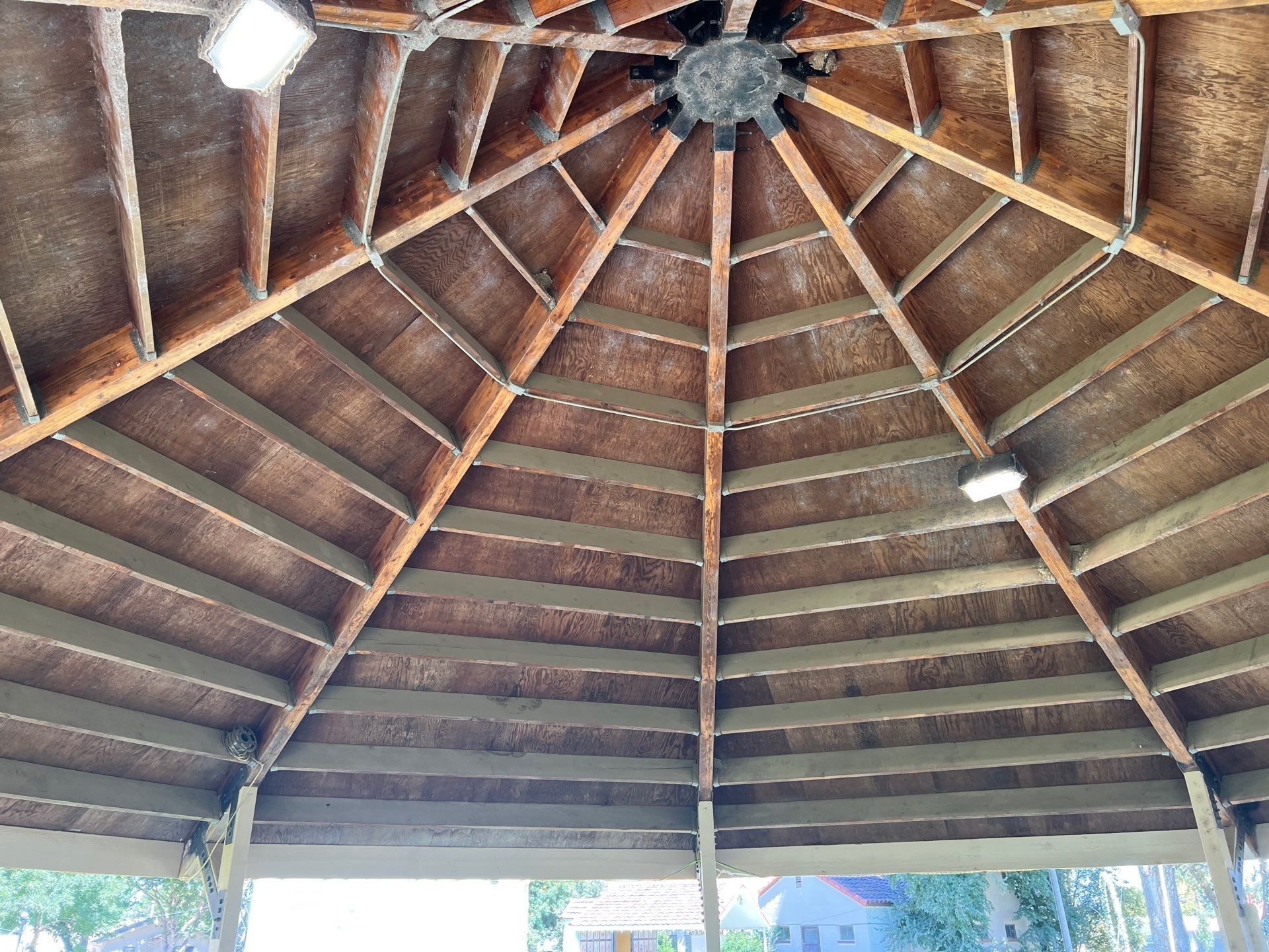 City of Gustine Gazebo project by Straight Edge Roofing Inc