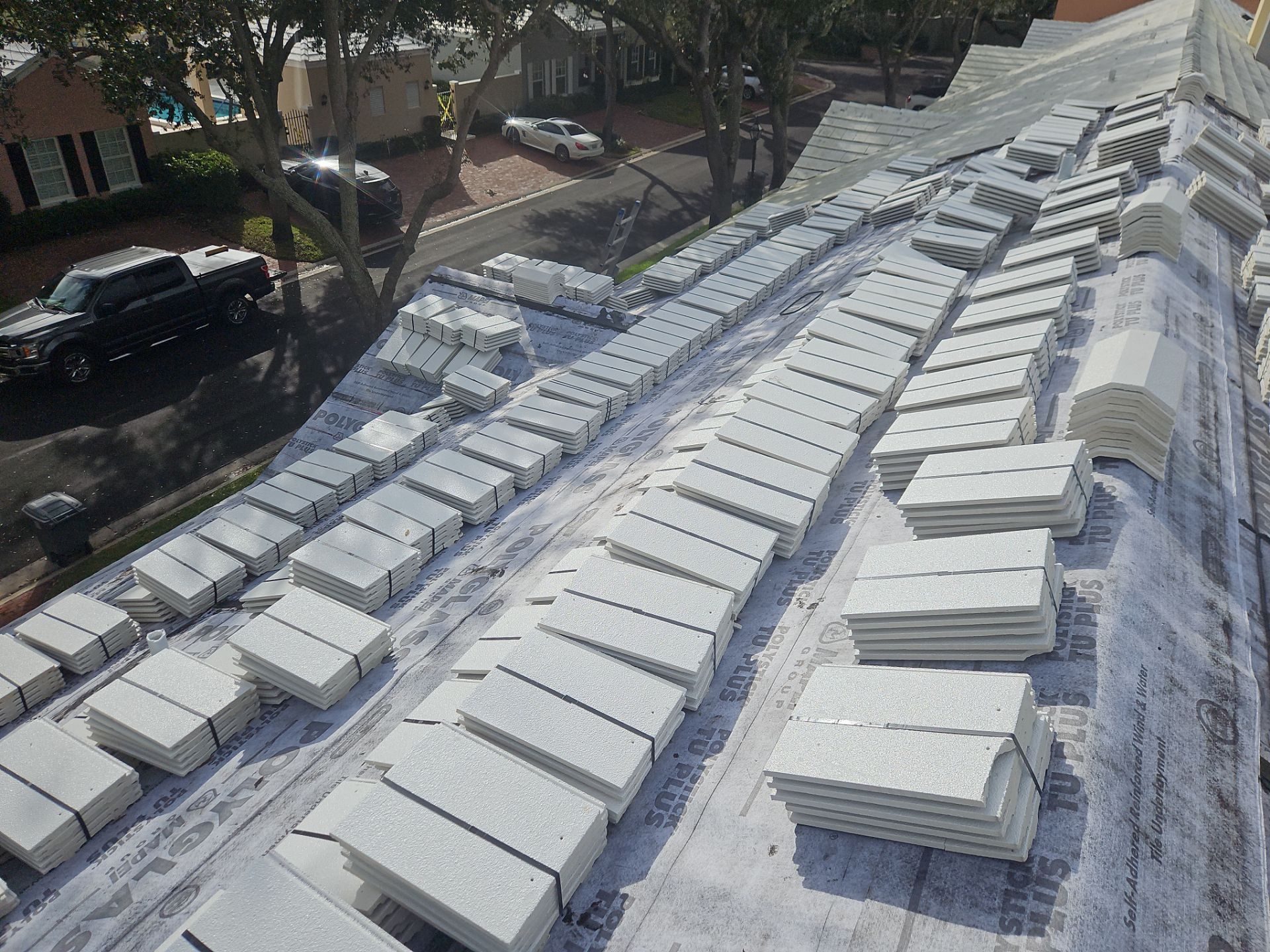 Residential Roofing Installation using WestLake Roofing Tile by BLUES BROTHERS CONSTRUCTION CORP