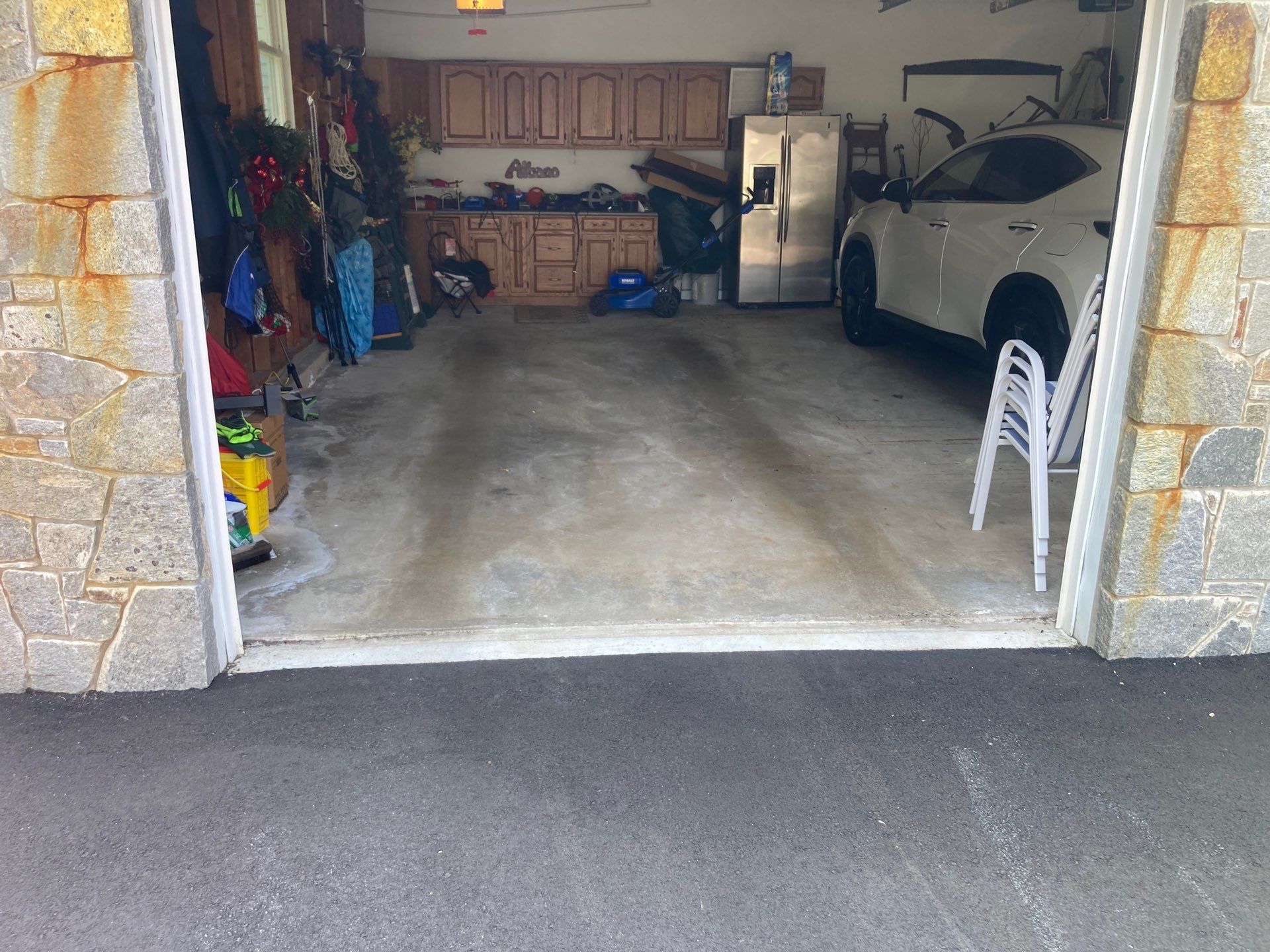 Tidal Wave Concrete Floor Coating Upgrade by DiGiorgi Roofing and Siding Inc