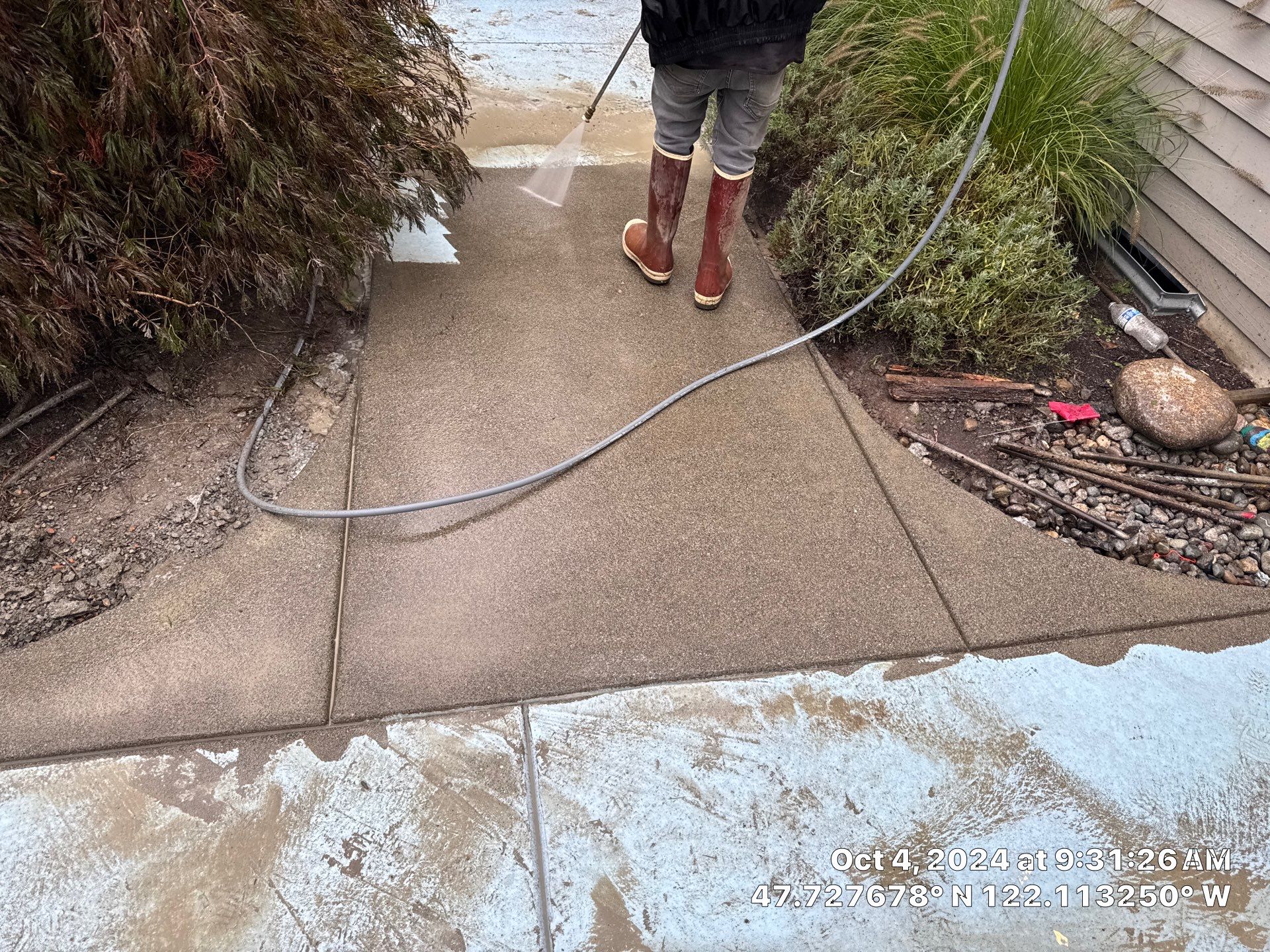 Sand Finish Concrete Driveway & Power Wash | Woodinville  by Jireh Asphalt & Concrete Inc 