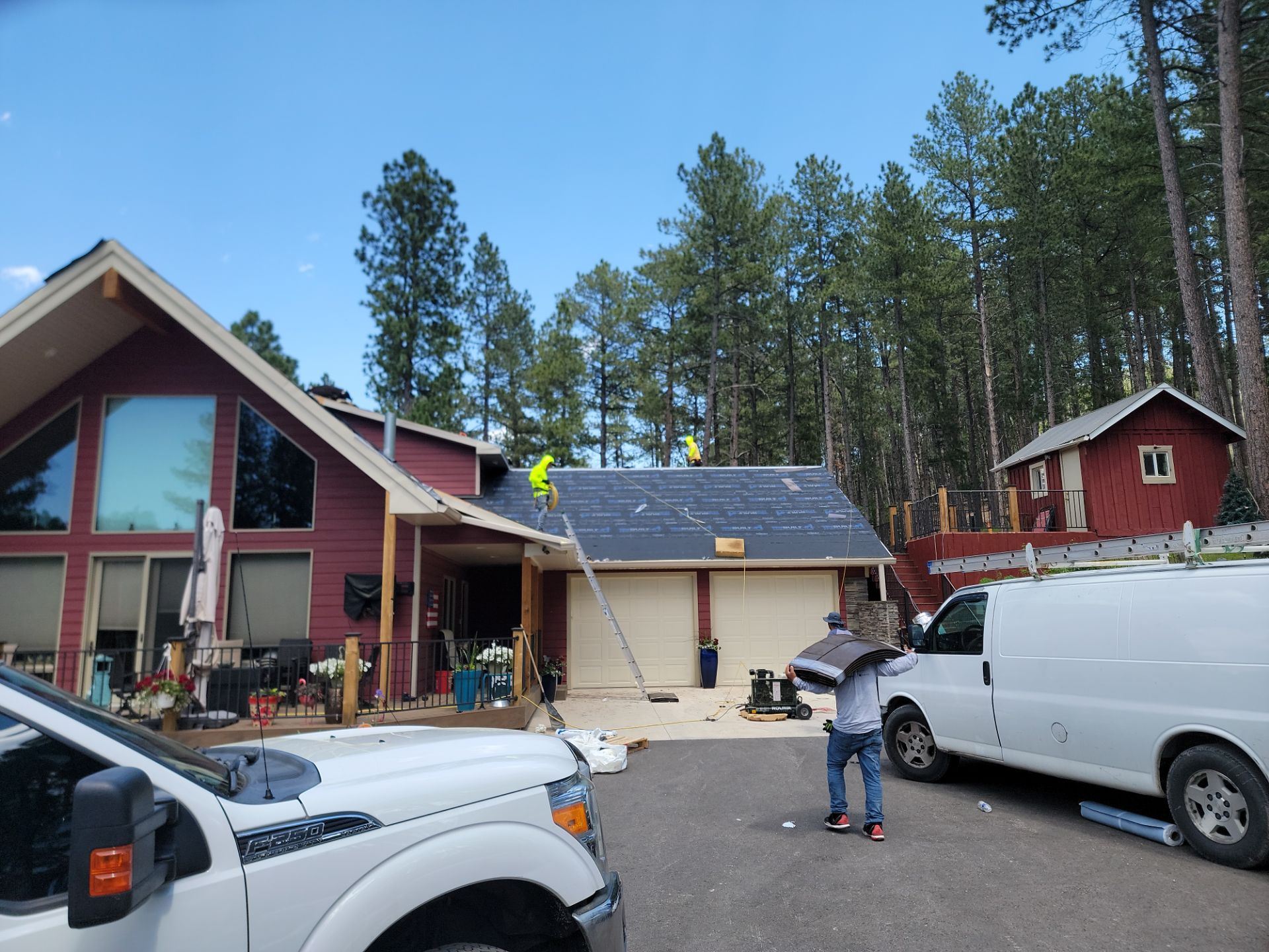 Euroshield install before hail season. by Weather-Tite Exteriors LLC