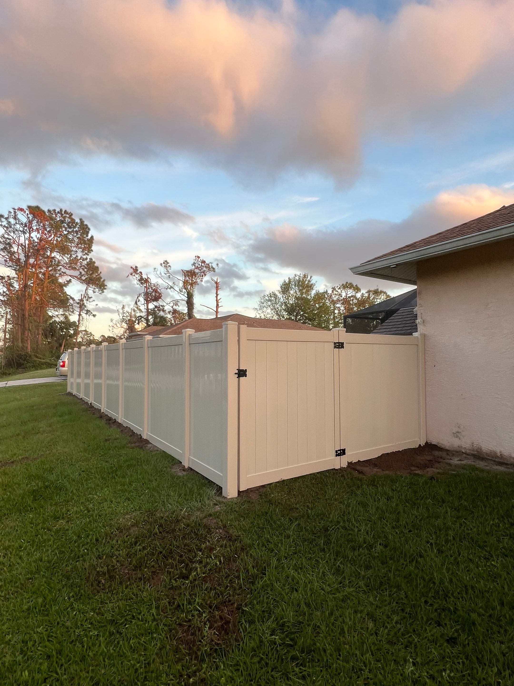 Vinyl Fence Installation using Vinyl Privacy Fence  by Asap fence and gates, LLC