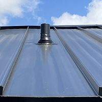 24ga 1.5" Snap-Lock Matte Black   by Total Roofing System The Metal Roof Experts