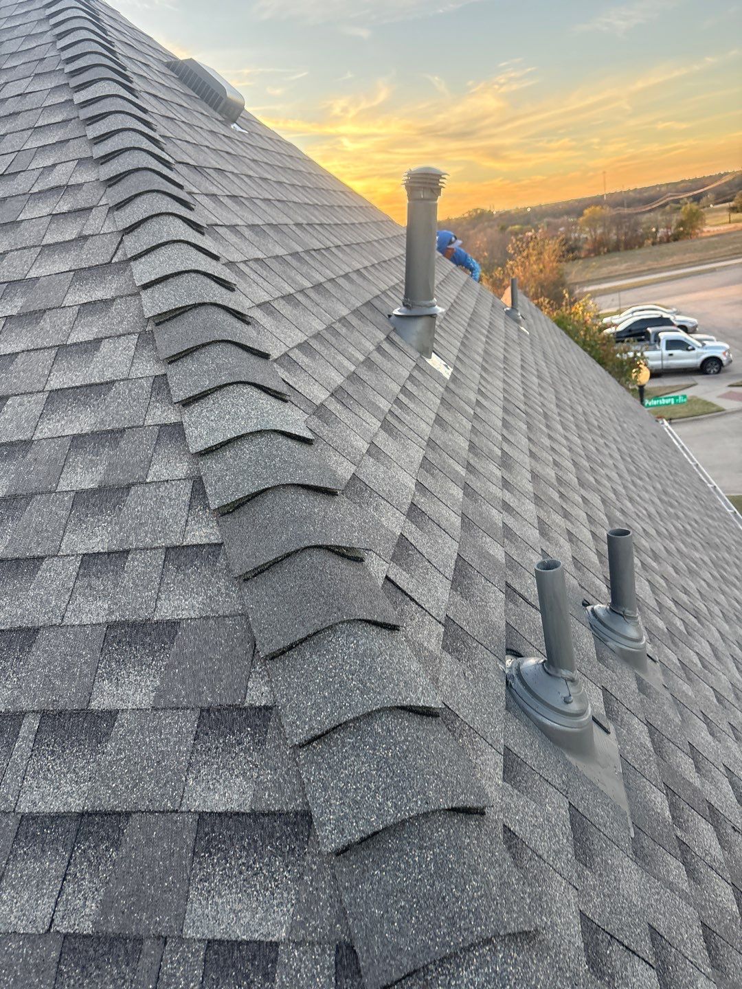 Residential Roof Replacement using GAF HDZ - Weathered Wood by Elite Roofing LLC