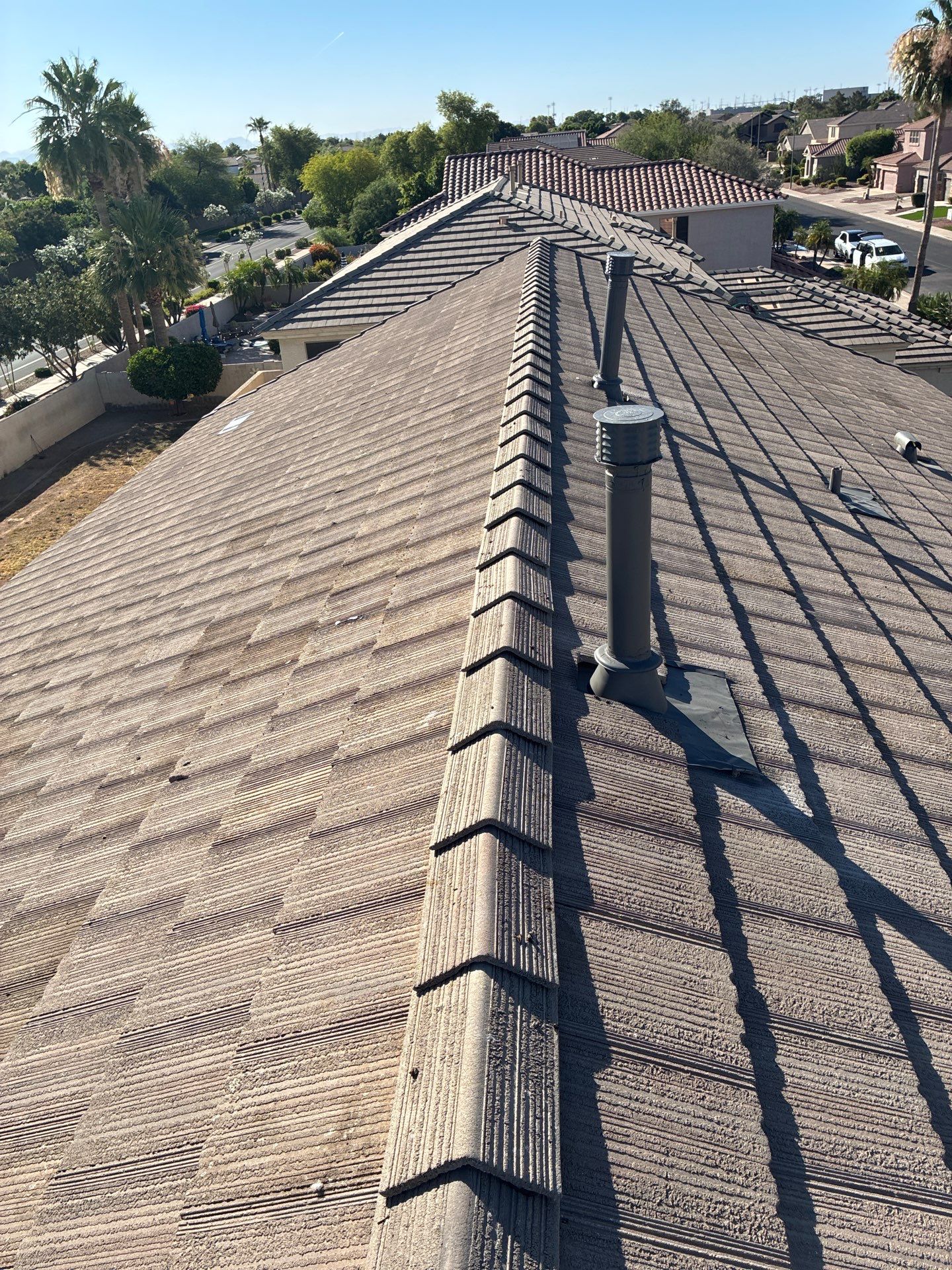 Tile Reset using Concrete Tiles in Mesa, Arizona  by Weather-Tite Roofing