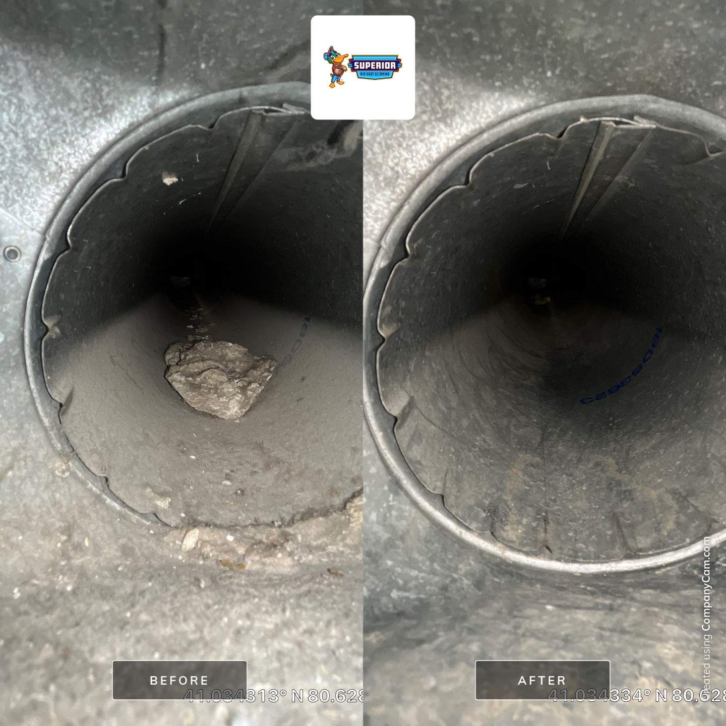 Air Duct Cleaning With a Vacuum Truck in Youngstown, OH by Superior Air Duct Cleaning