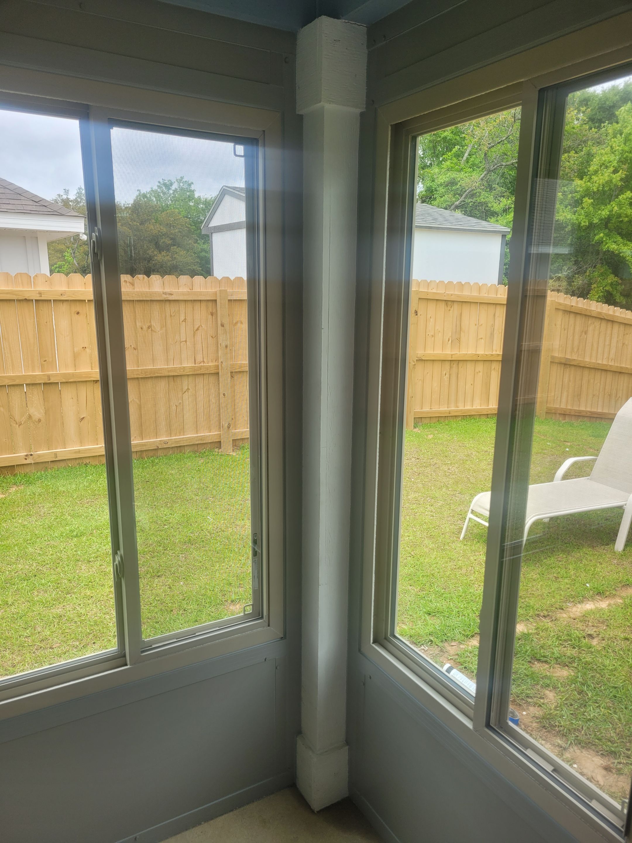 Screen Under Glass Room in Crestview by Titan Sunrooms