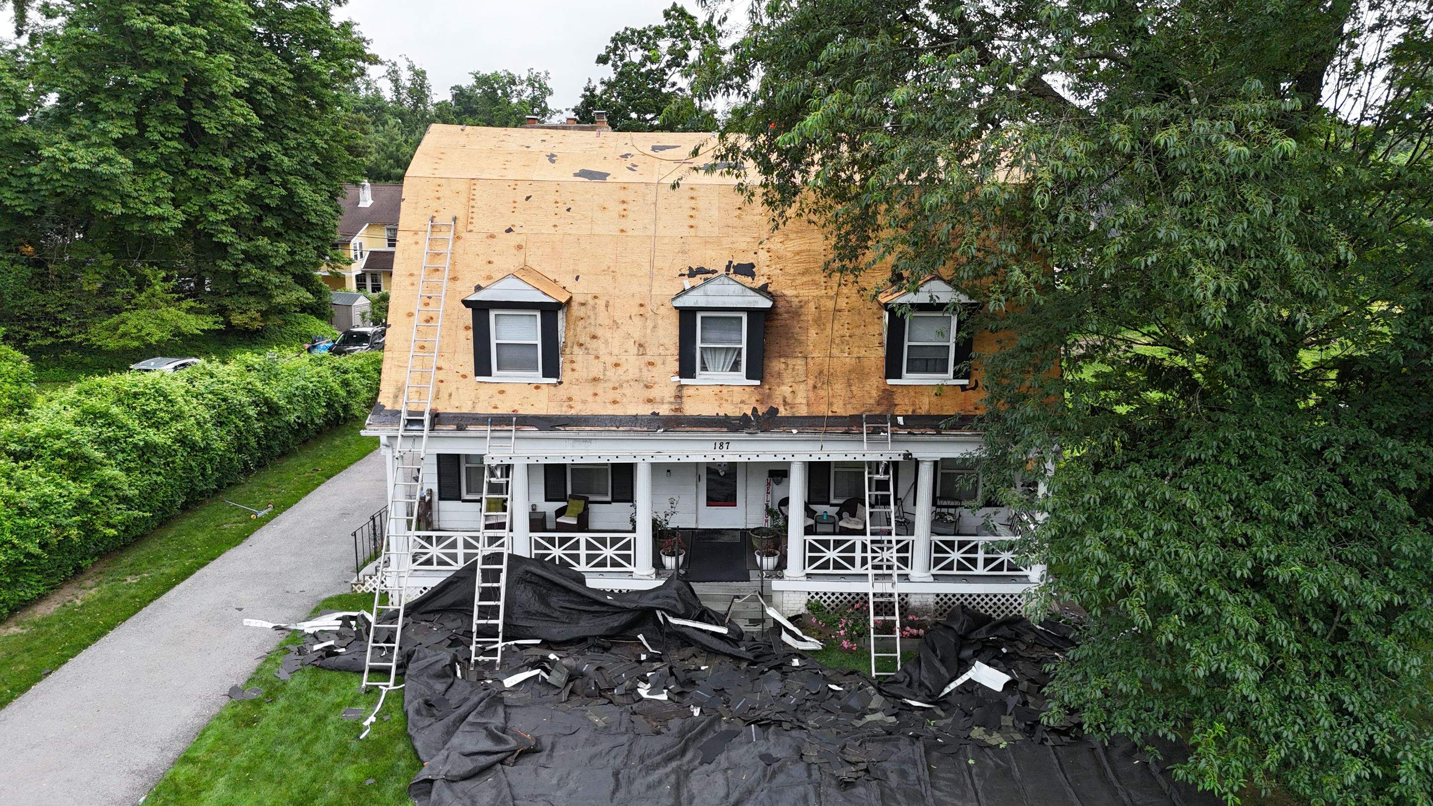 Project in New Rochelle by The Energy Efficient Roofer & George's Seamless Gutters